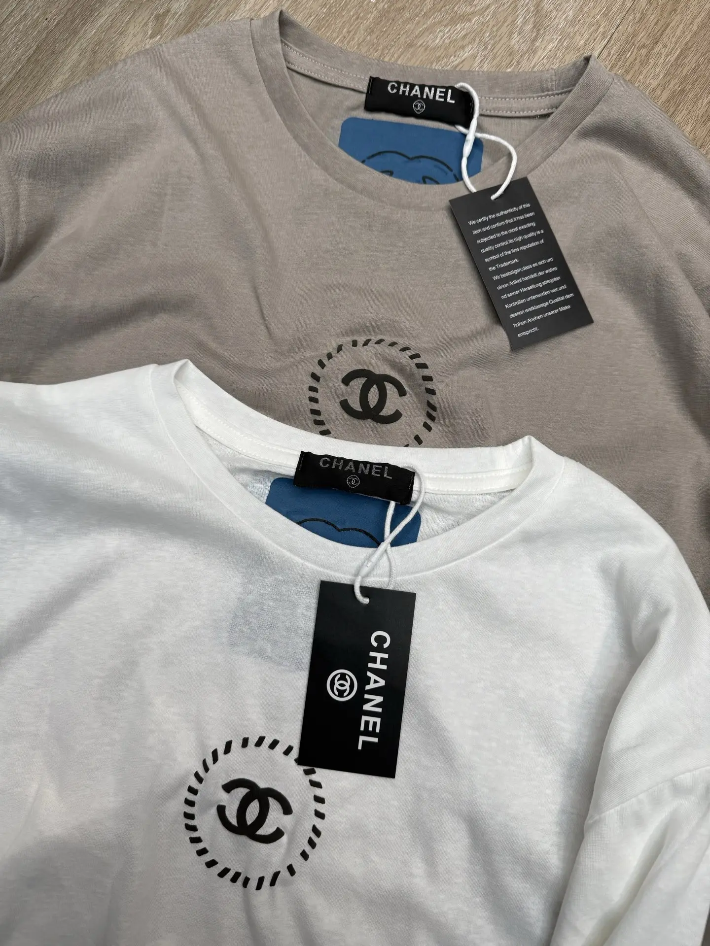 Logo Print Linen-Cotton Long Sleeve Top D6516074 — view 4