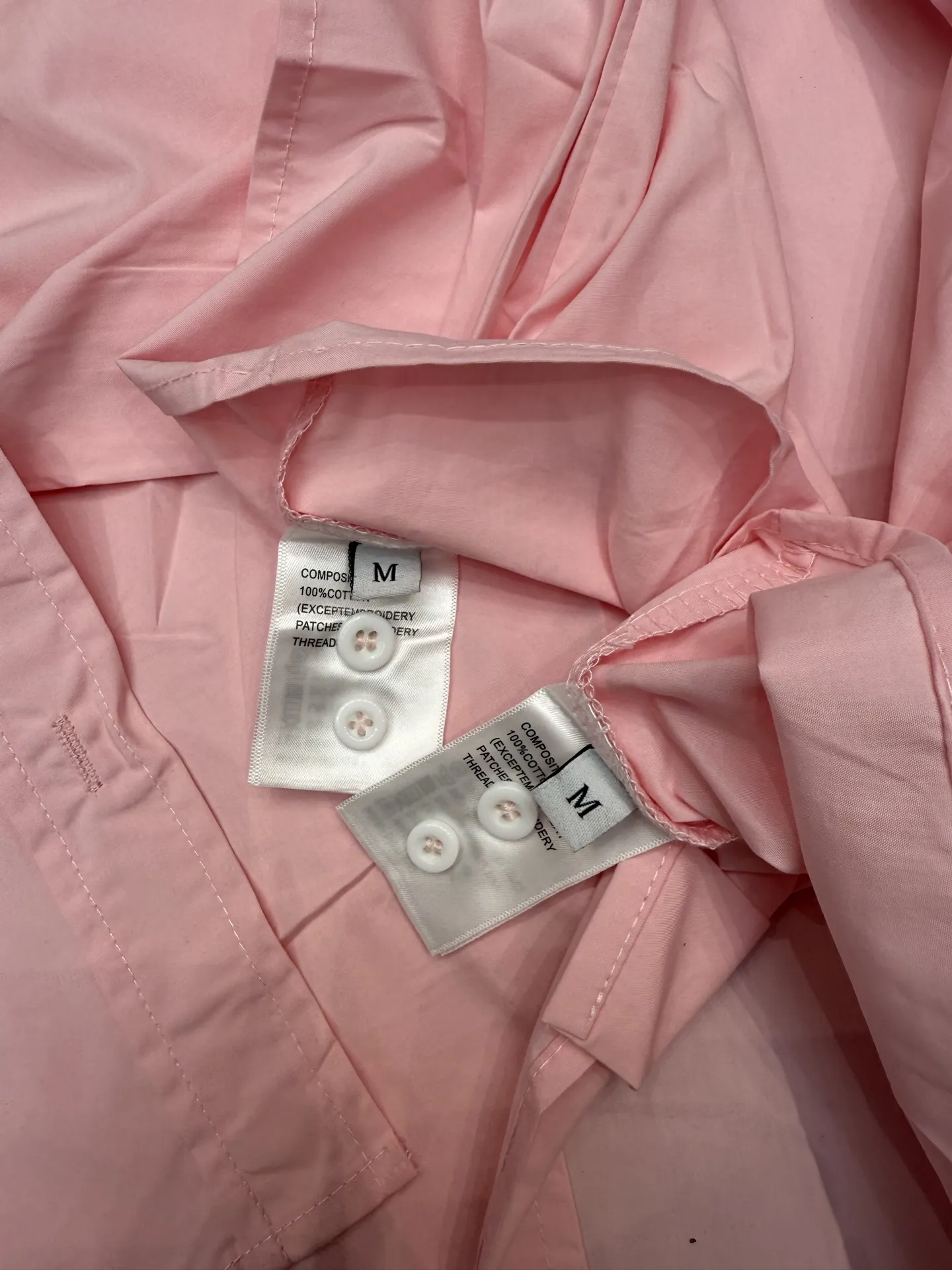 Embroidered Logo Cropped Poplin Shirt D7916103 — view 4