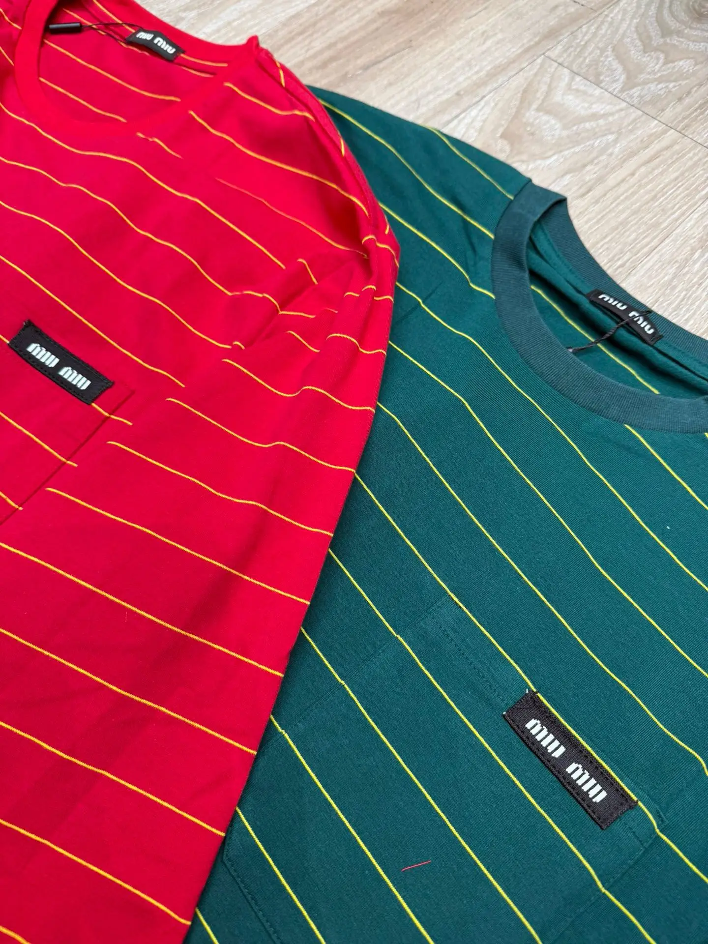 Striped Cotton Long-Sleeve T-Shirt D7916112 — view 3
