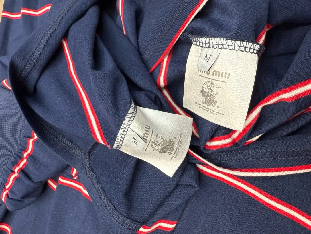 Striped Long-Sleeve Polo Shirt D7916111 — view 4