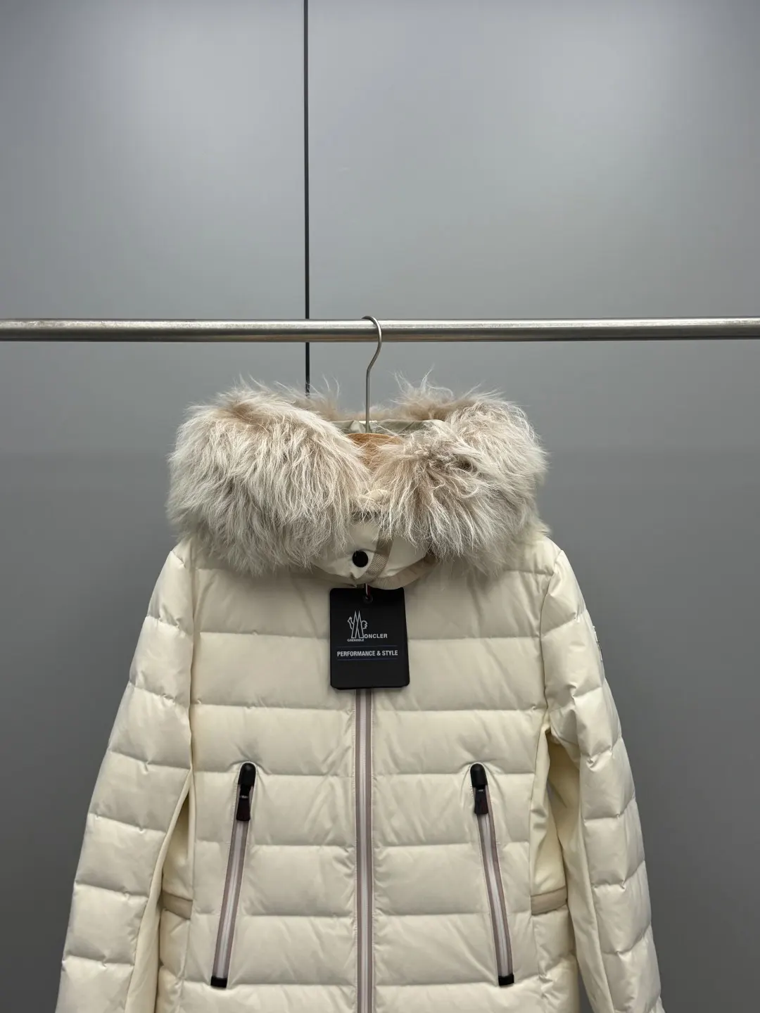 Moncler Lamoura Fur-Trimmed Down Ski Jacket D83020301 — view 2