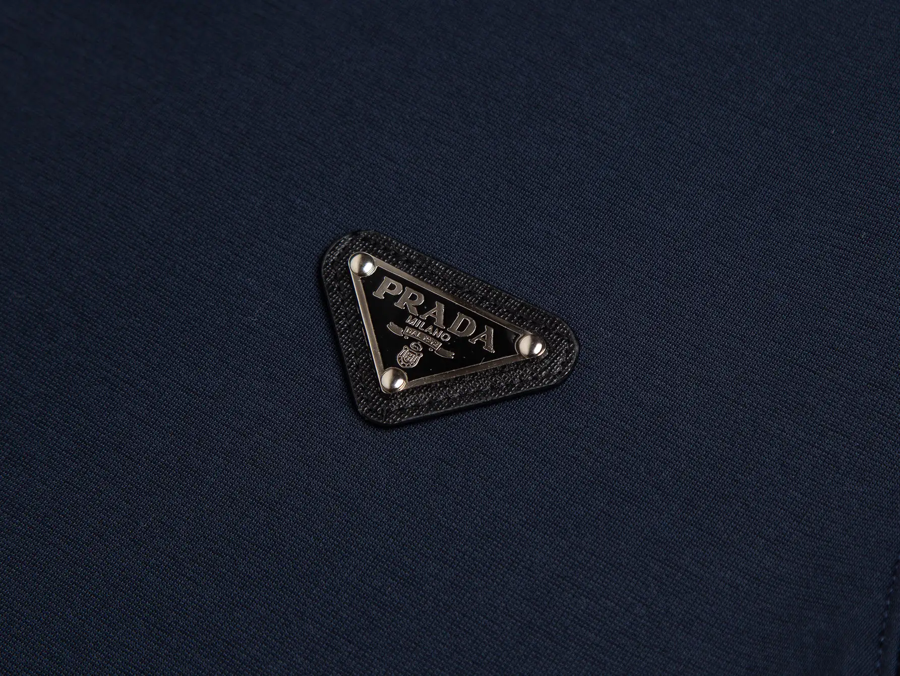 Enamel Triangle Logo Cotton T-Shirt D9016331 — view 3