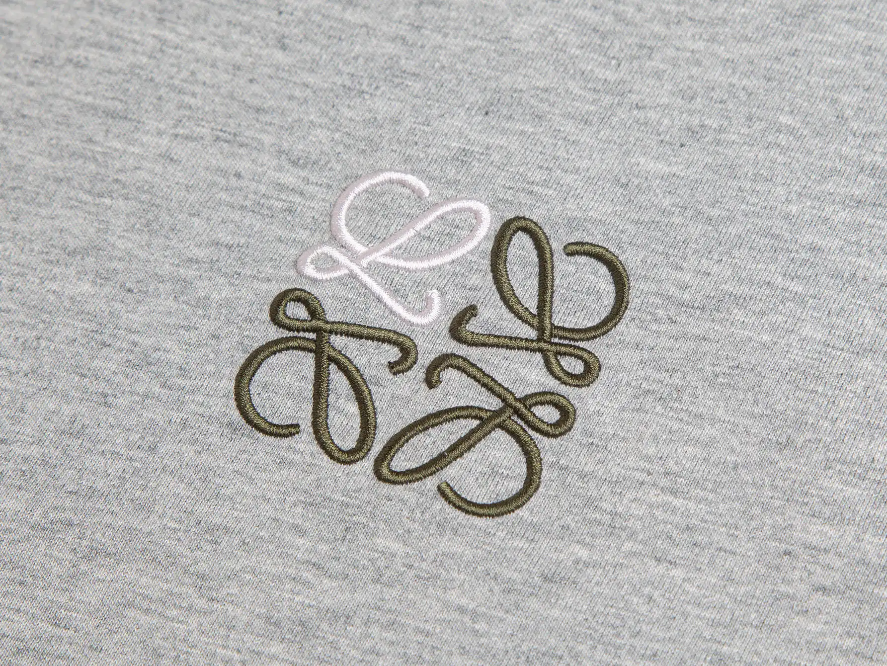 Anagram Embroidered Cotton-Jersey T-Shirt D9016245 — view 3