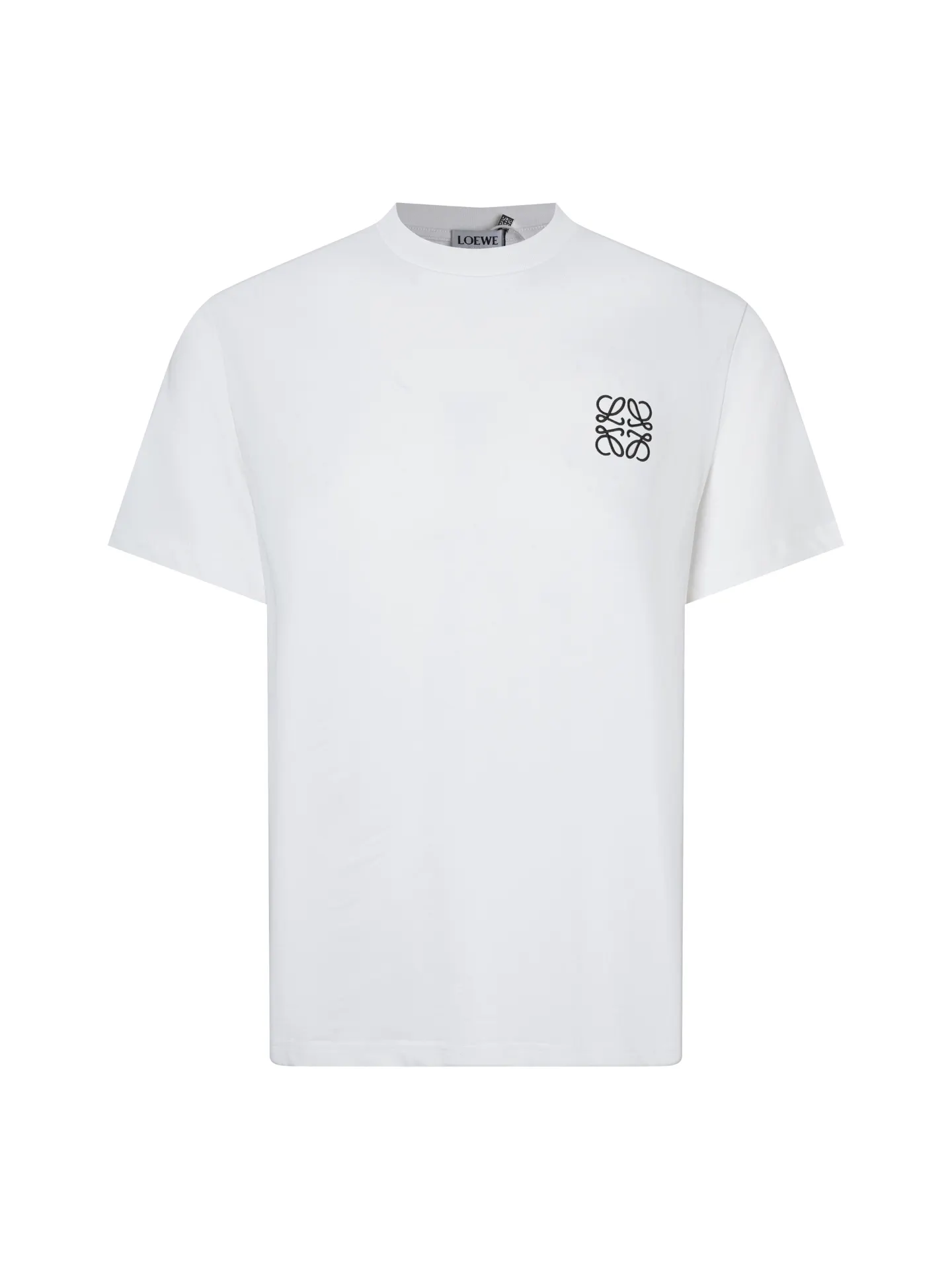 Anagram Embroidered Mercerized Cotton T-Shirt D9016248