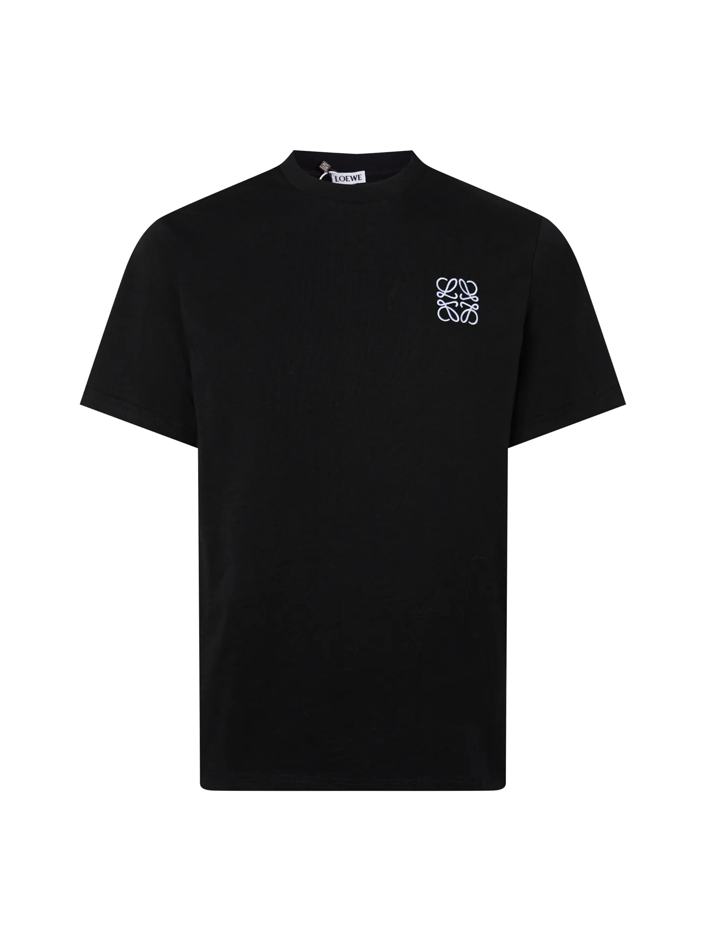 Anagram Embroidered Mercerized Cotton T-Shirt D9016247
