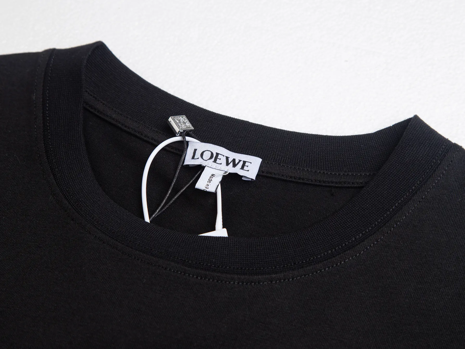 Anagram Embroidered Mercerized Cotton T-Shirt D9016247 — view 5