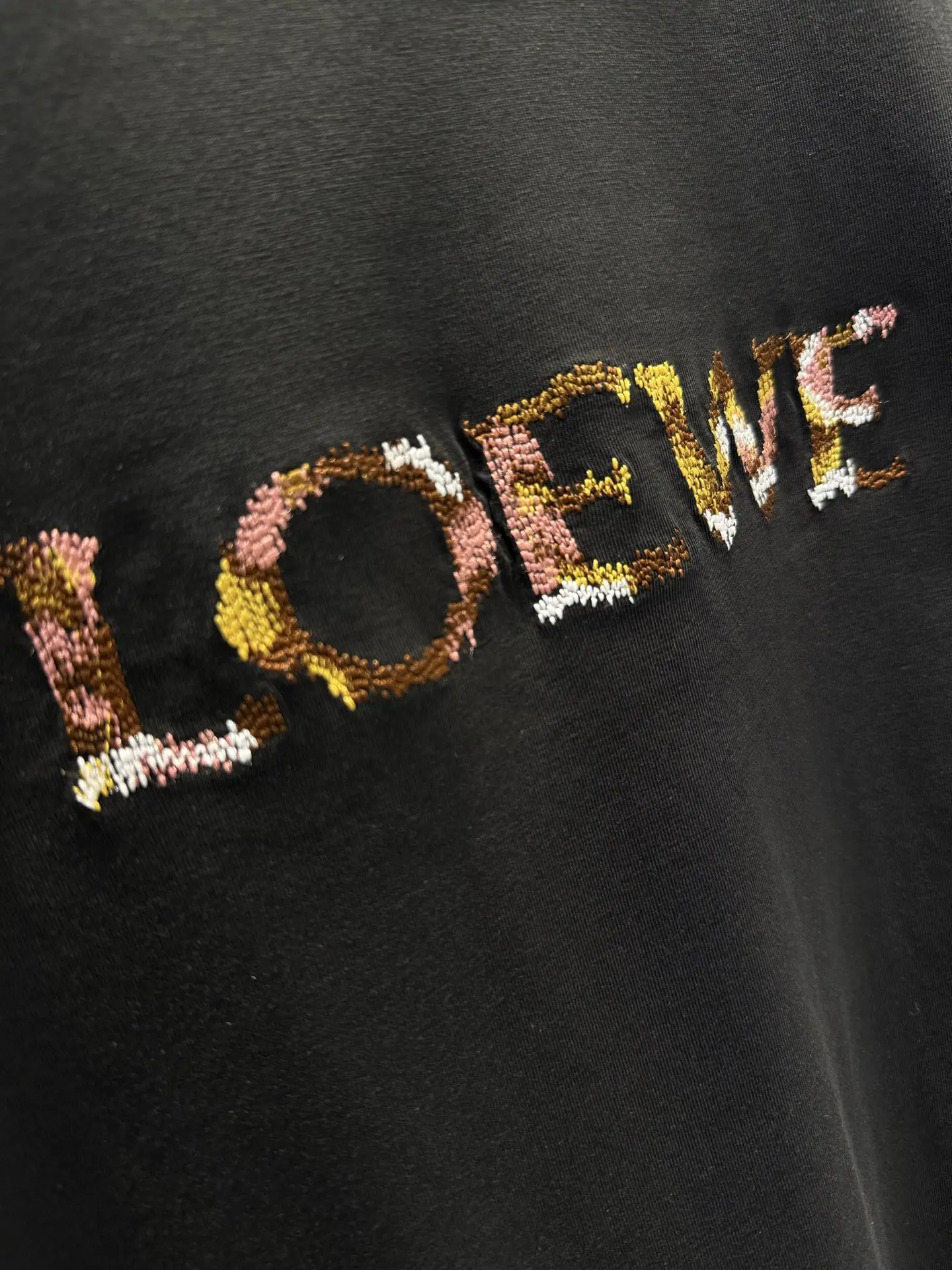 Embroidered Logo Cotton T-Shirt D15513366 — view 4