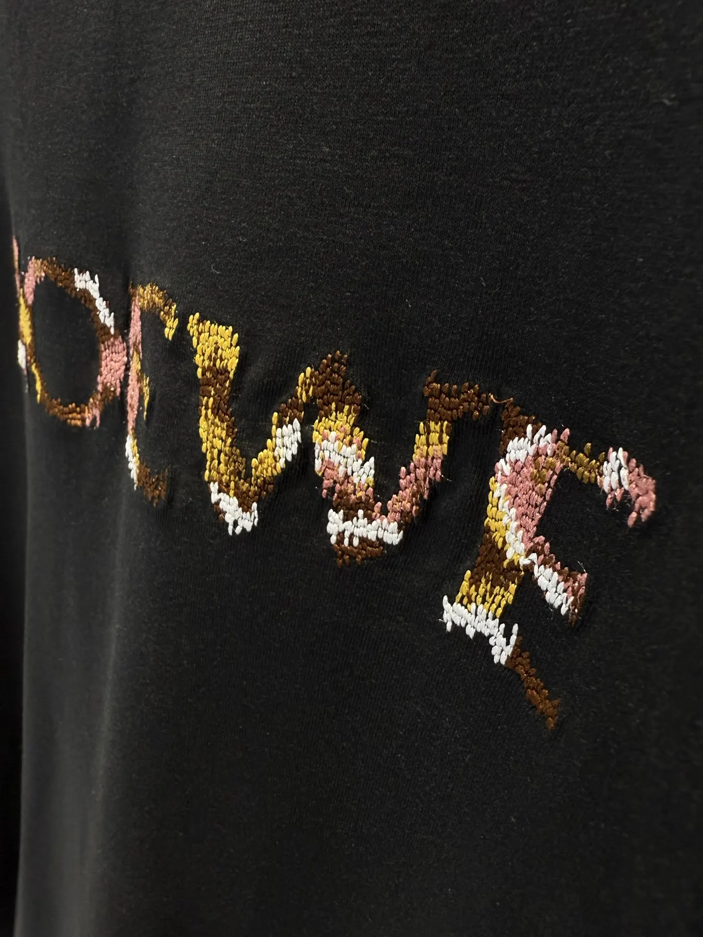 Embroidered Logo Cotton T-Shirt D15513366 — view 5