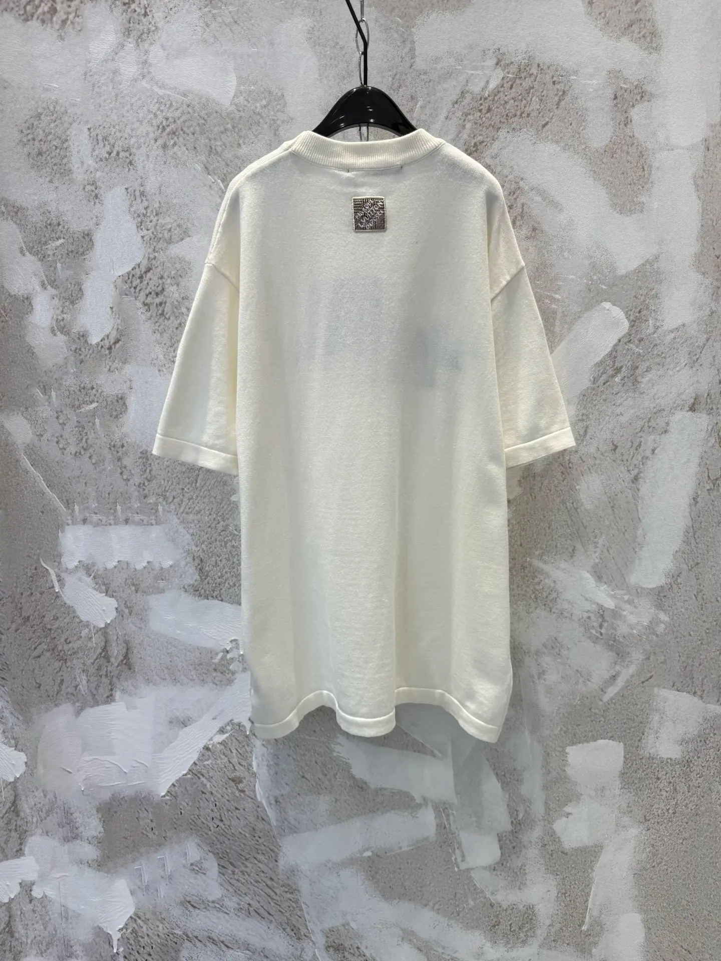 Embroidered Knit Cotton T-Shirt D17019224 — view 2