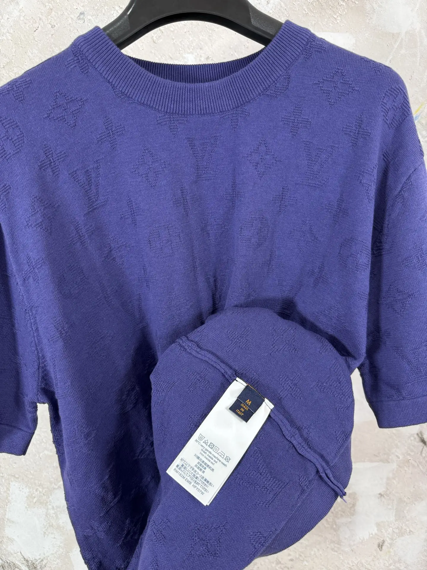 Monogram Jacquard Knit T-Shirt D18519227 — view 9