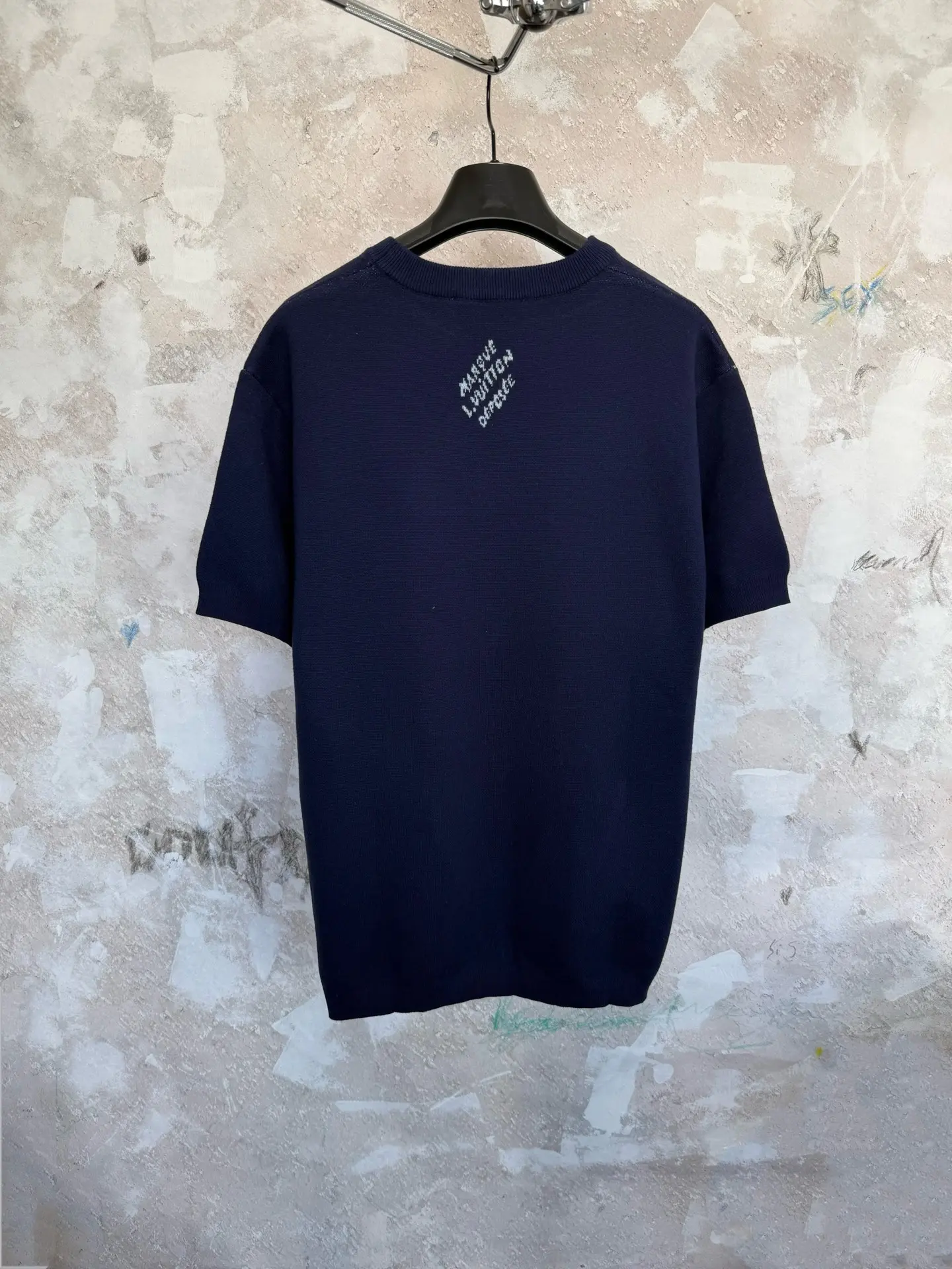 Monogram Intarsia Knit Short-Sleeve Sweater D18519233 — view 2