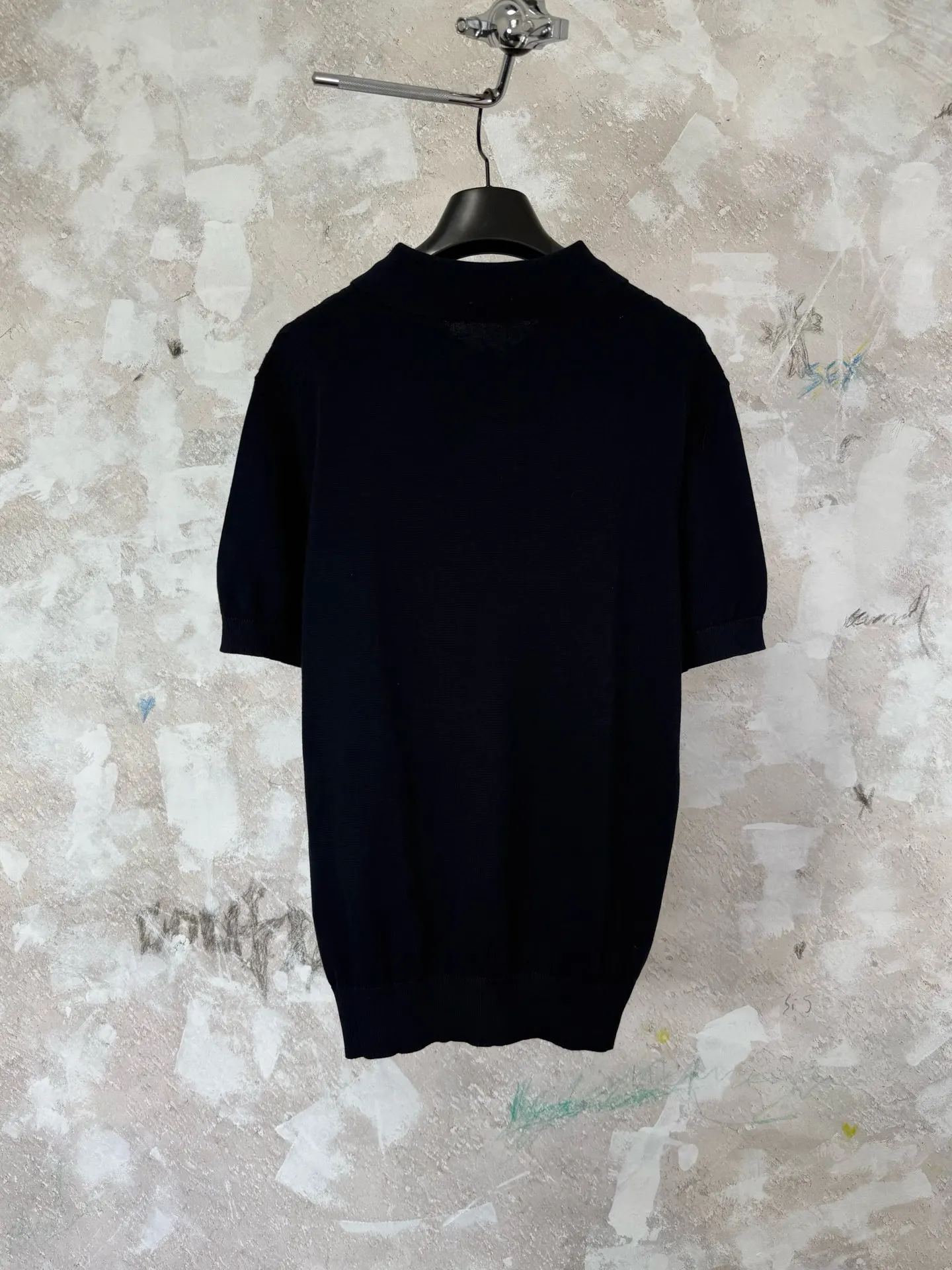 Cable-Knit Cotton Polo Shirt D18519213 — view 2