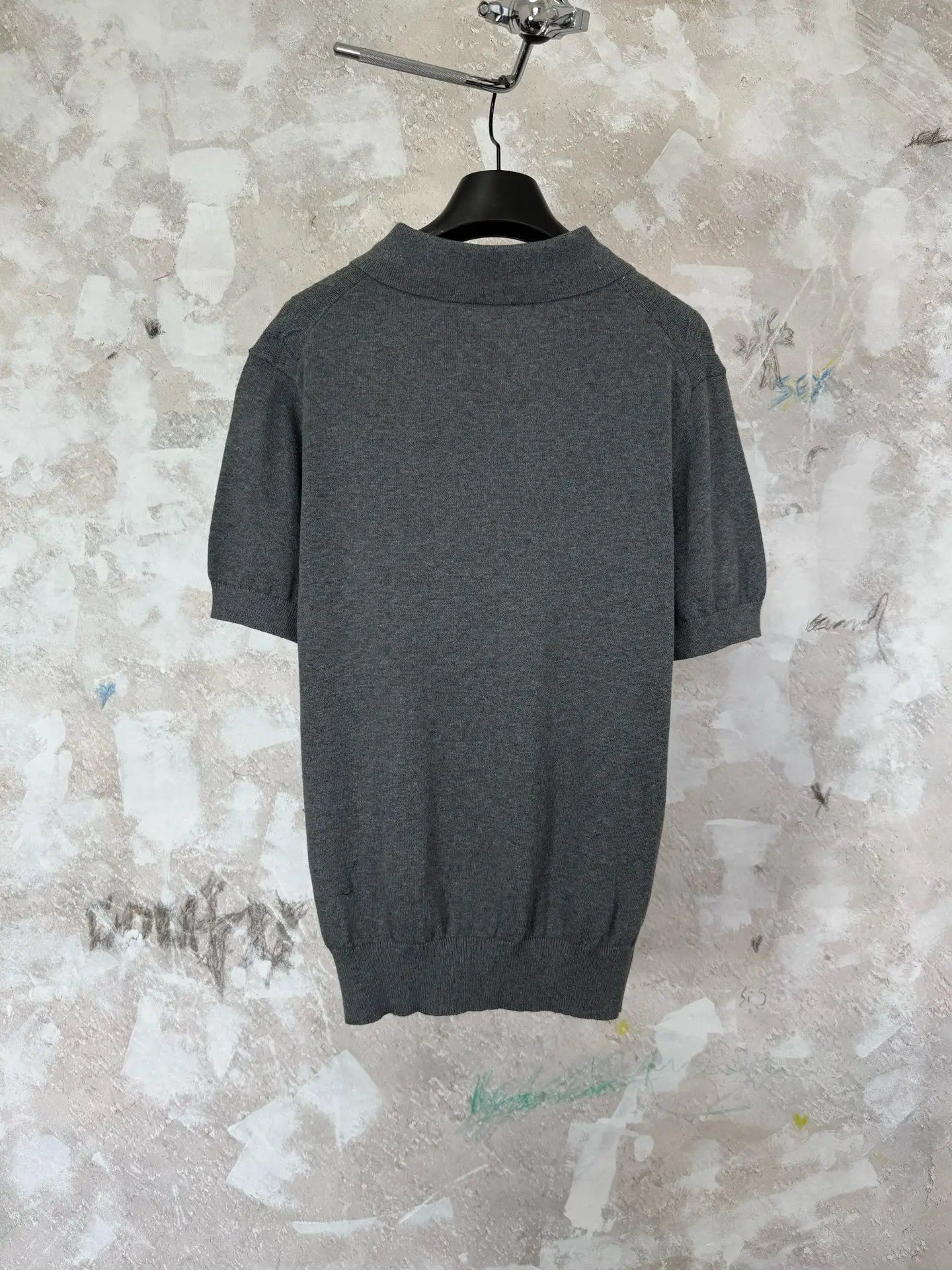 Cable-Knit Cotton Polo Shirt D18519212 — view 2