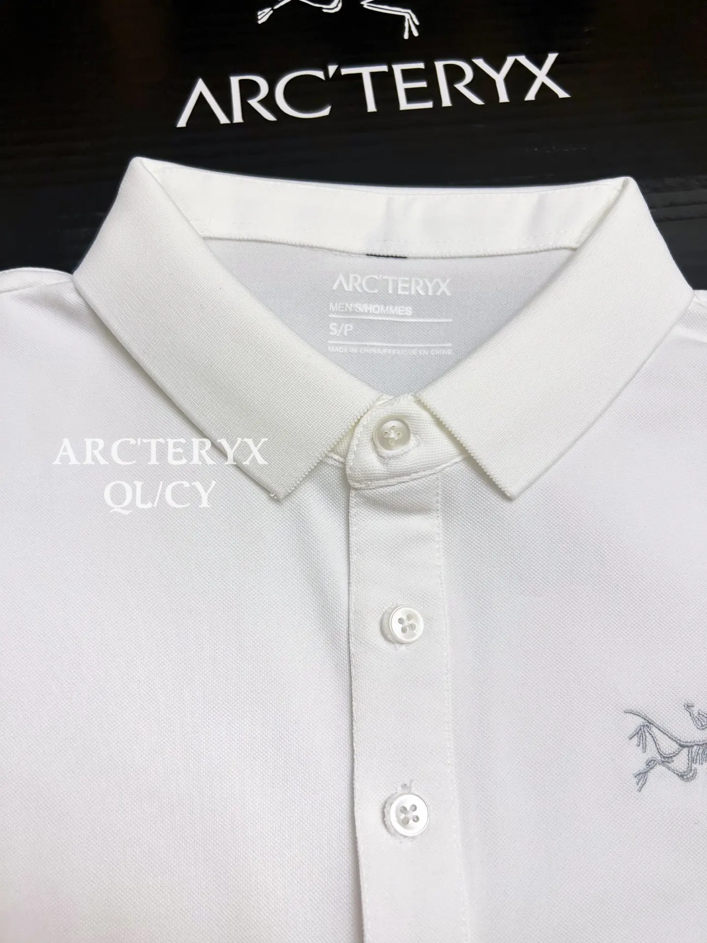 Embroidered Logo Technical Polo Shirt D19011527 — view 3
