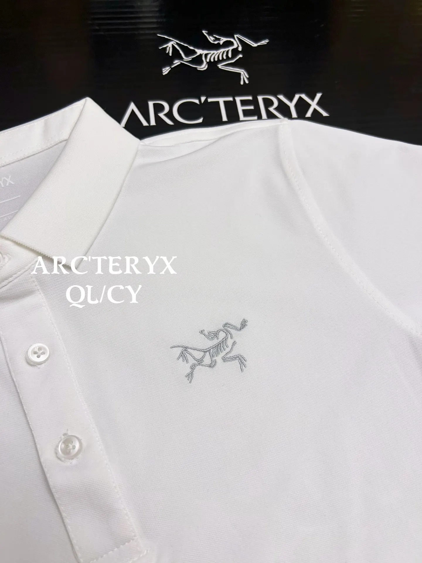 Embroidered Logo Technical Polo Shirt D19011527 — view 4