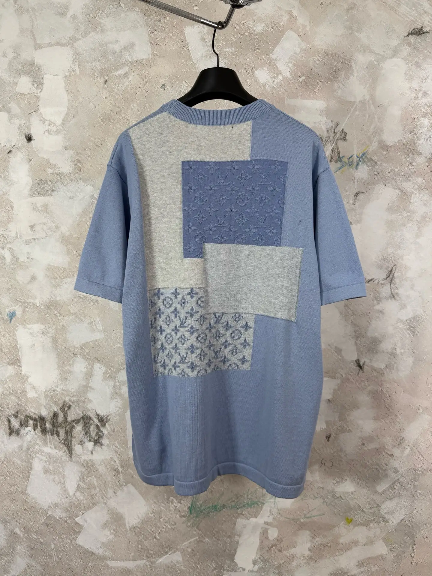 Monogram Patchwork Knit T-Shirt D19519226 — view 2
