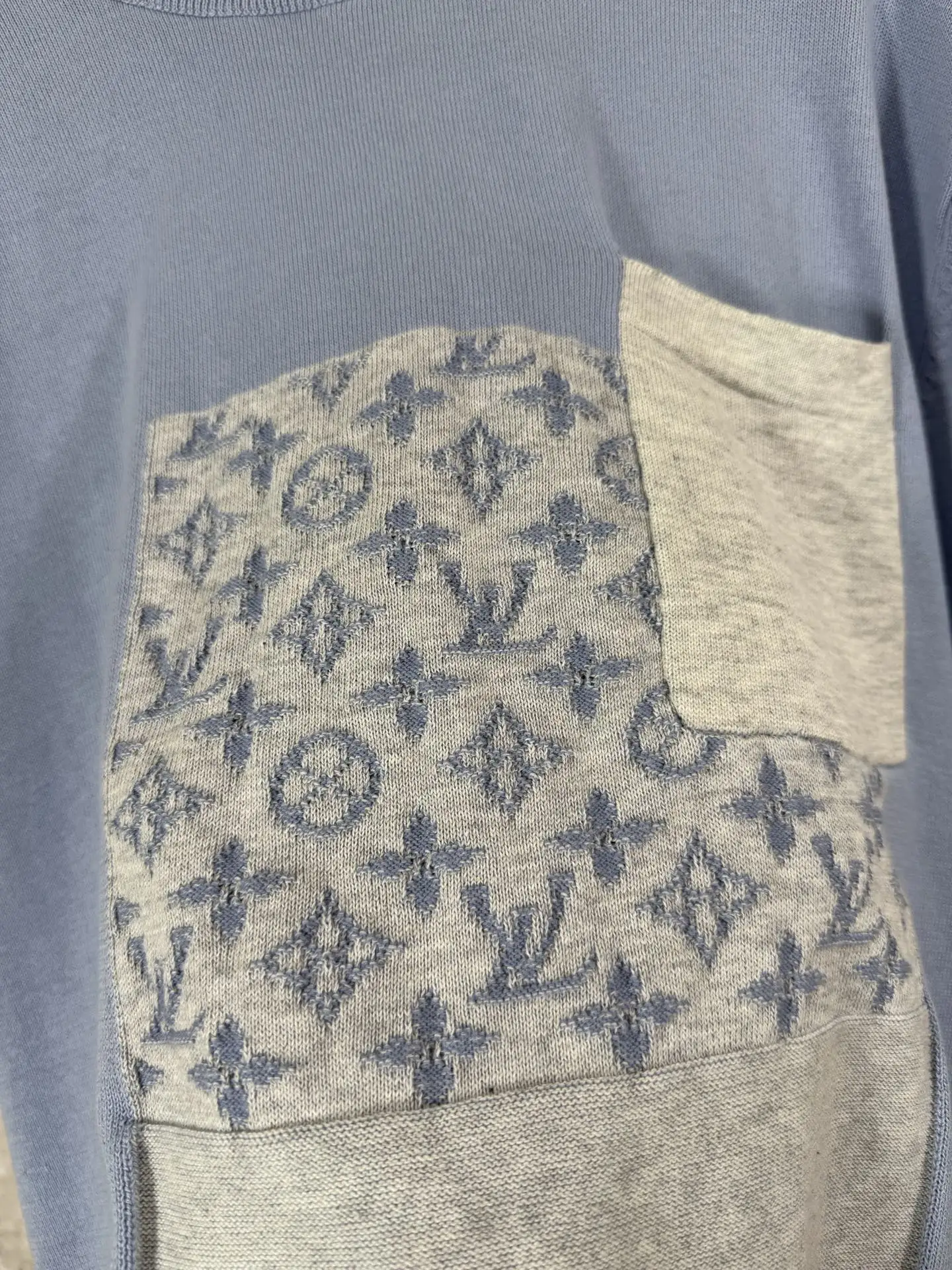 Monogram Patchwork Knit T-Shirt D19519226 — view 8
