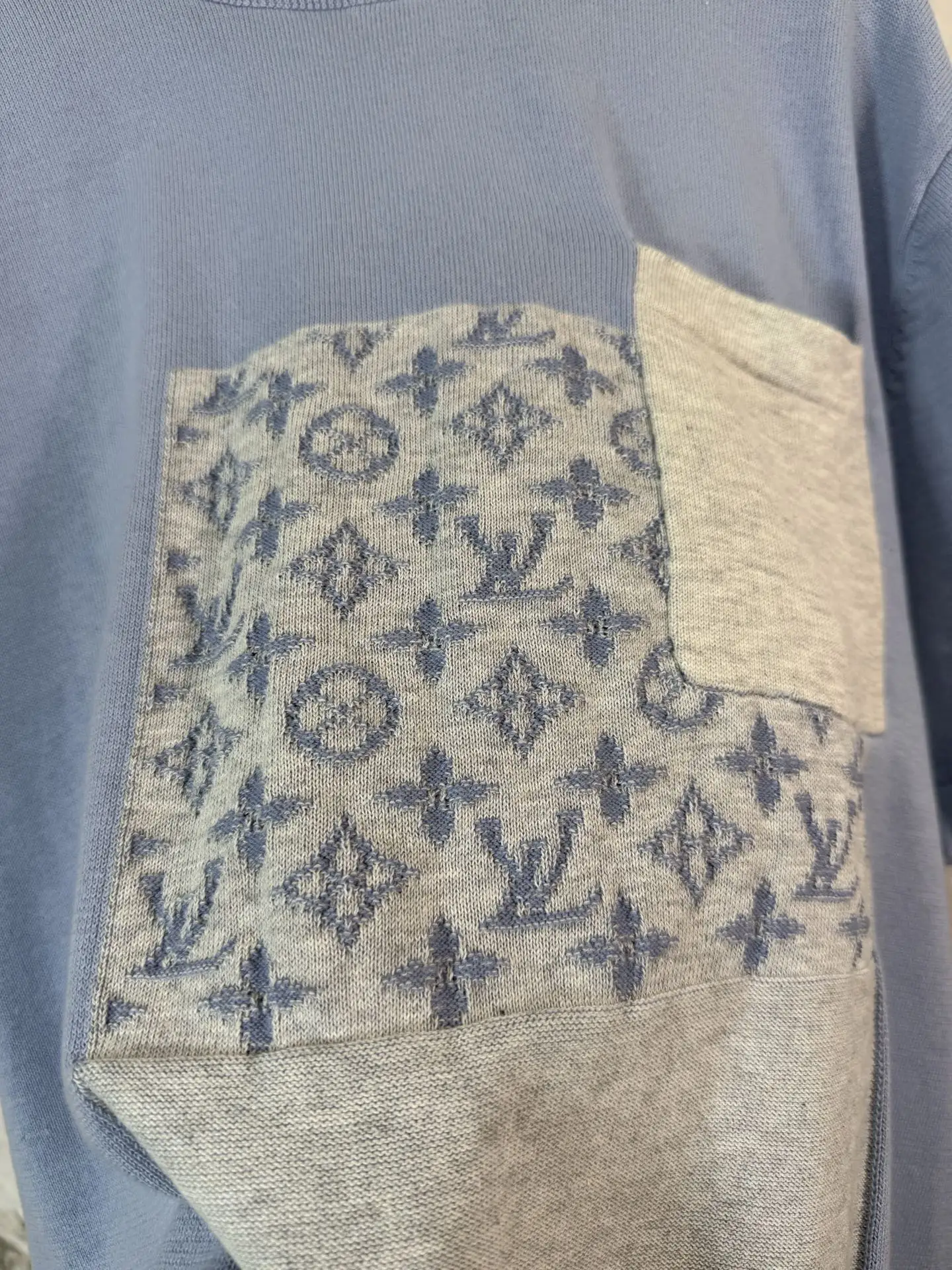 Monogram Patchwork Knit T-Shirt D19519226 — view 13