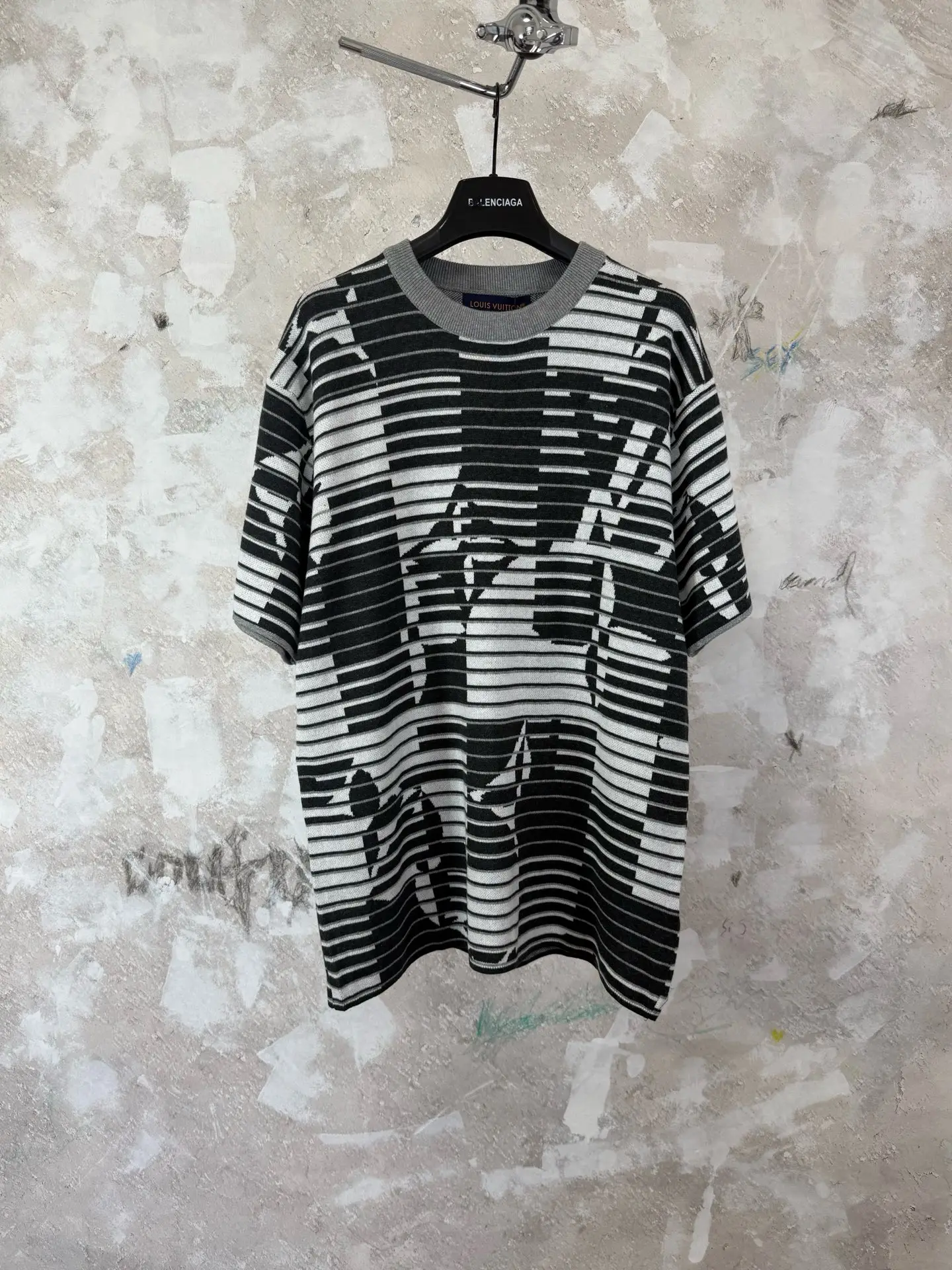 Optical Illusion Monogram Knit T-Shirt D19519230