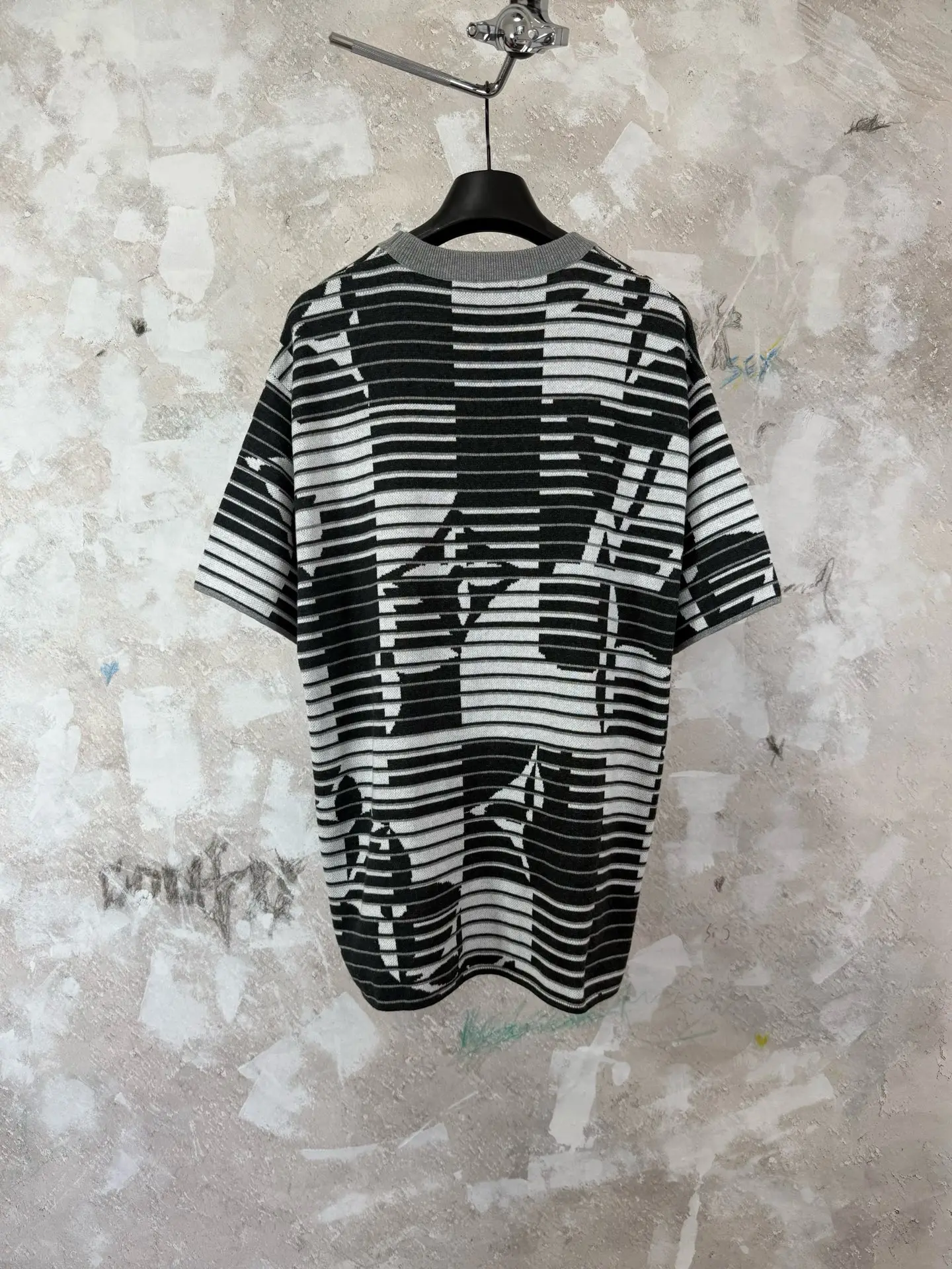 Optical Illusion Monogram Knit T-Shirt D19519230 — view 2