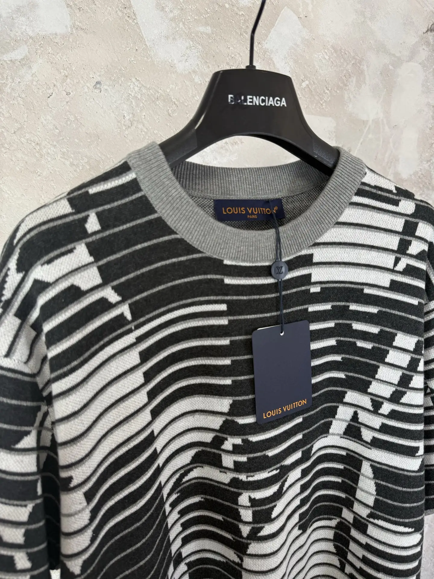 Optical Illusion Monogram Knit T-Shirt D19519230 — view 6