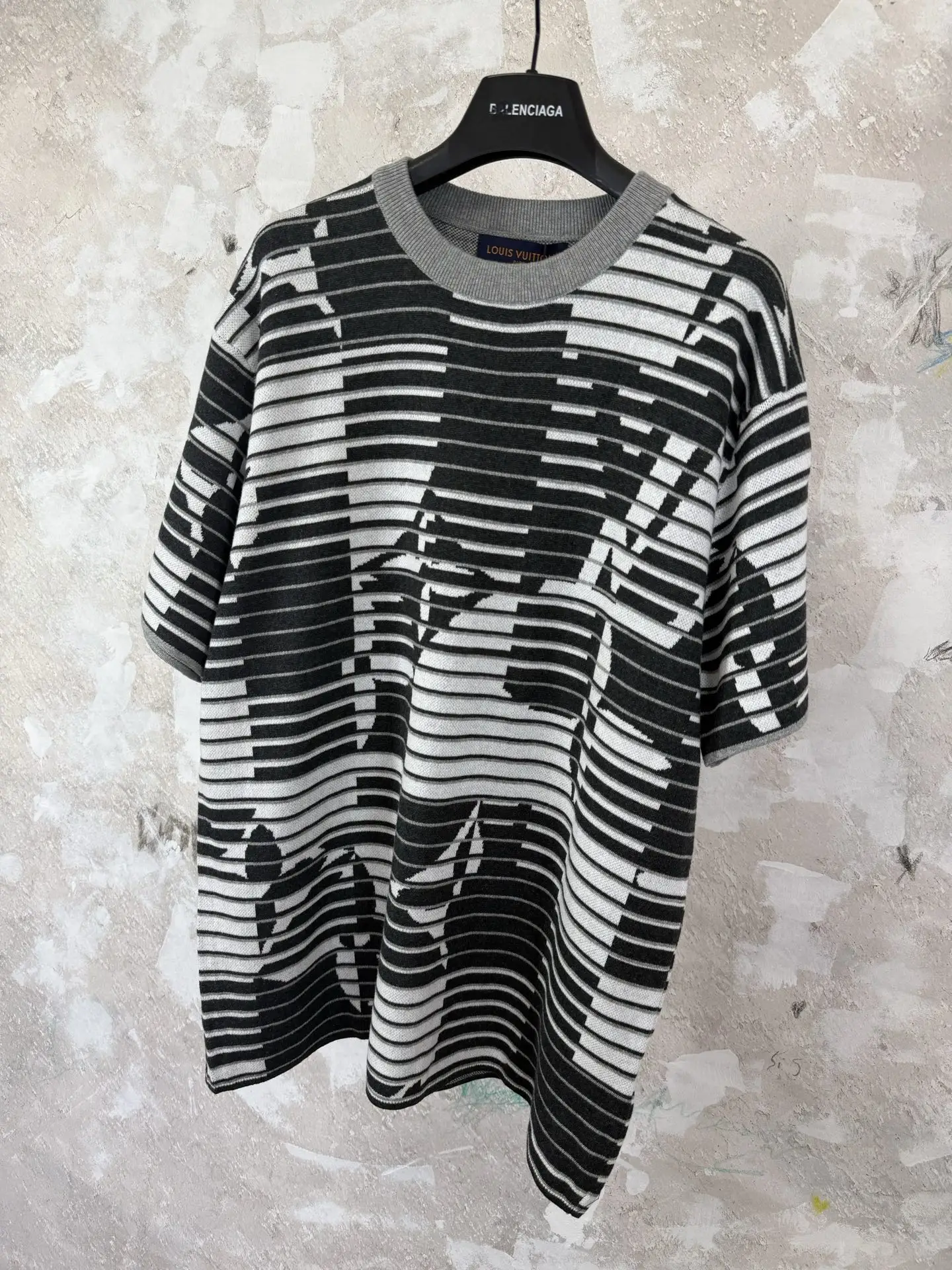 Optical Illusion Monogram Knit T-Shirt D19519230 — view 10