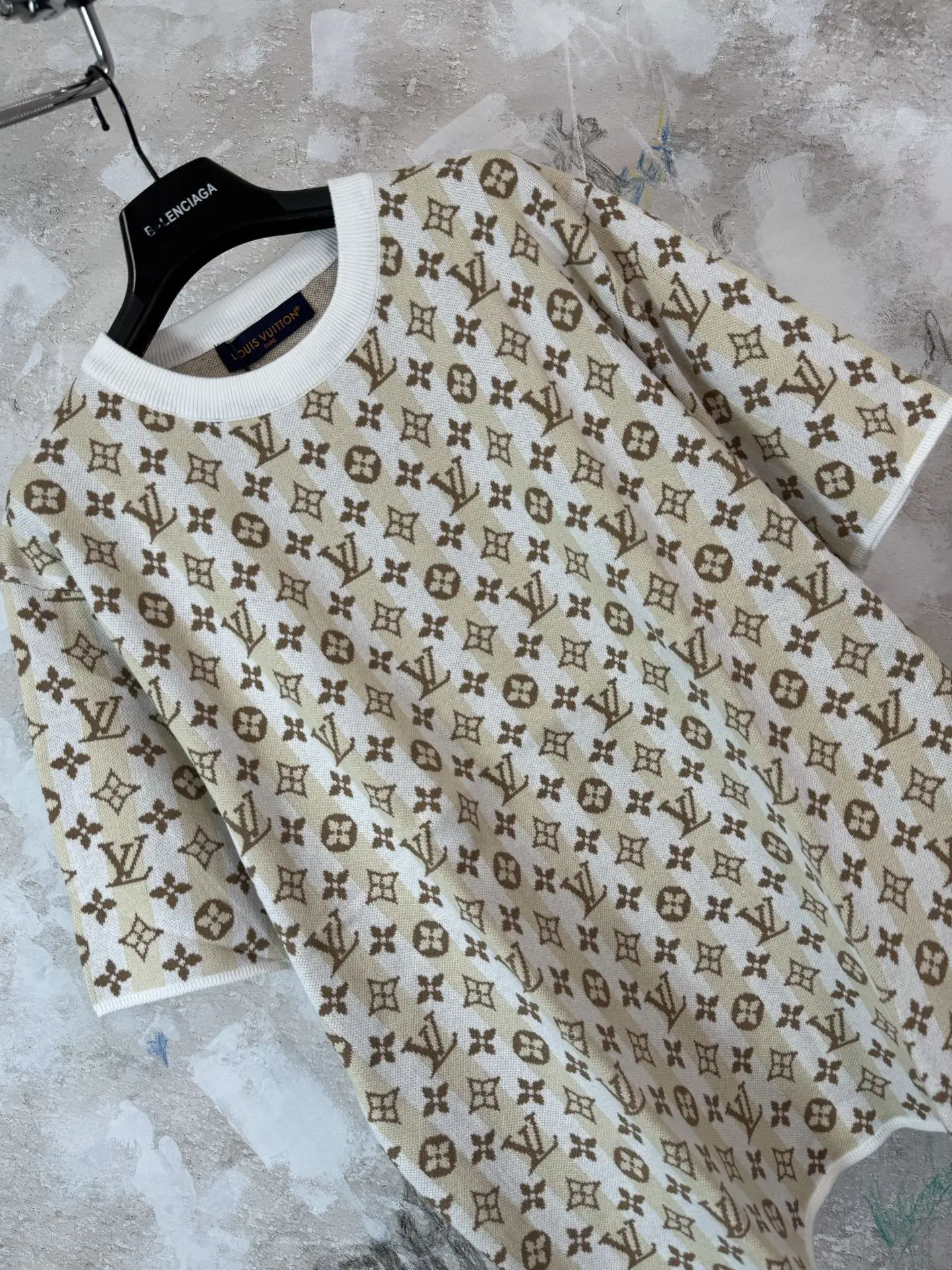 Monogram Jacquard Knit T-Shirt D19519216 — view 5