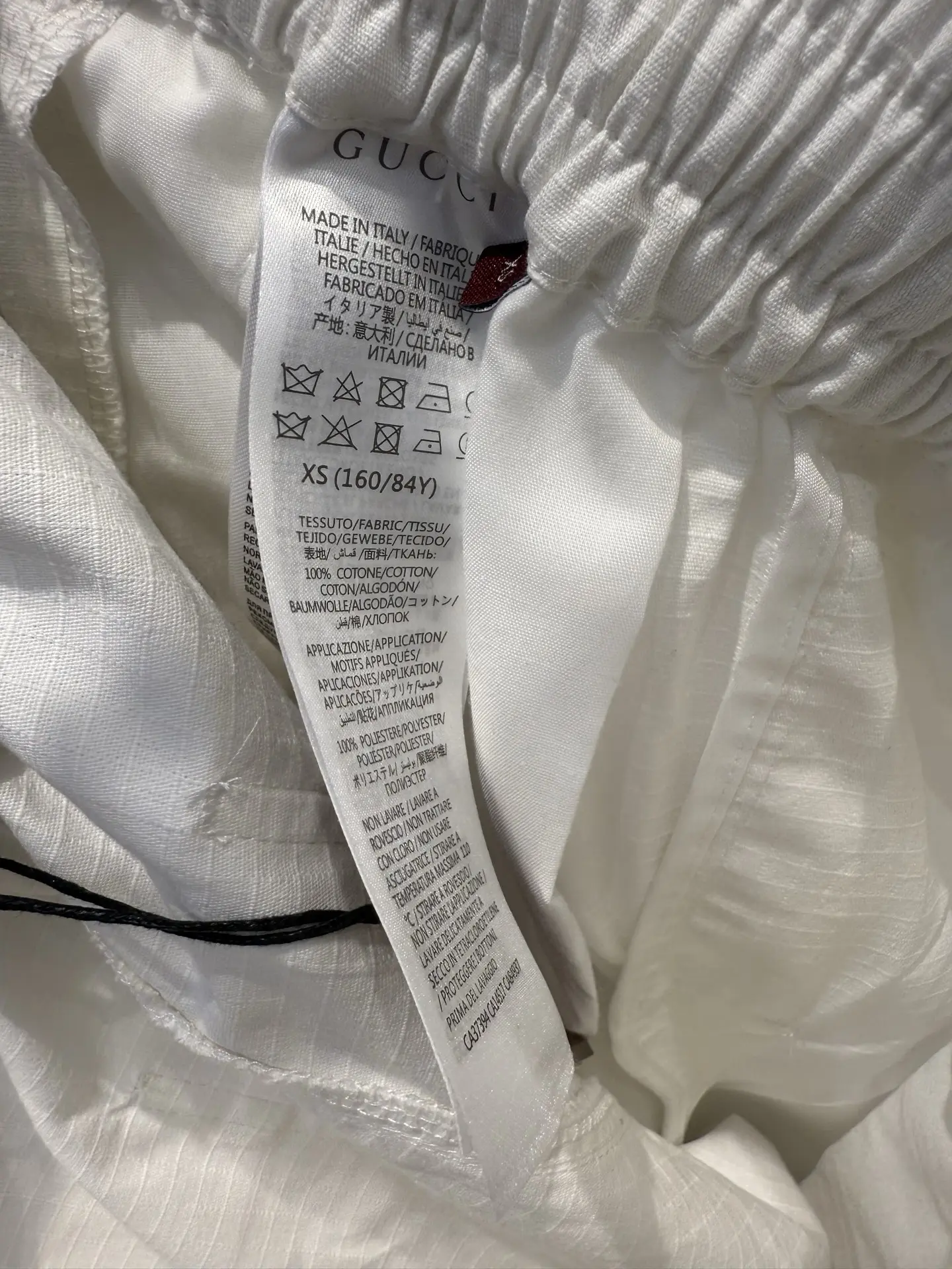Logo-Print Drawstring Cargo Shorts D19513369 — view 9