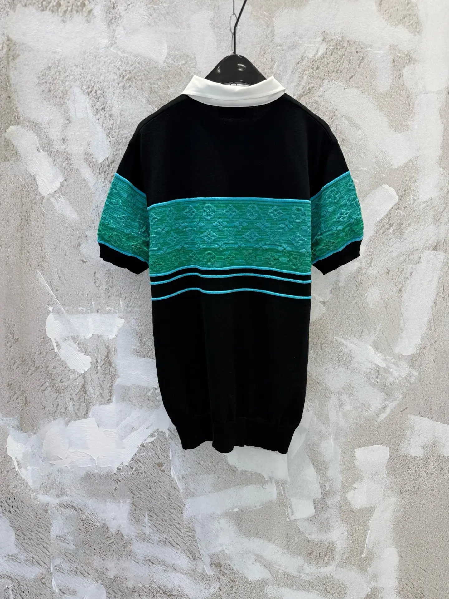Monogram Gradient Jacquard Polo Shirt D20519222 — view 2