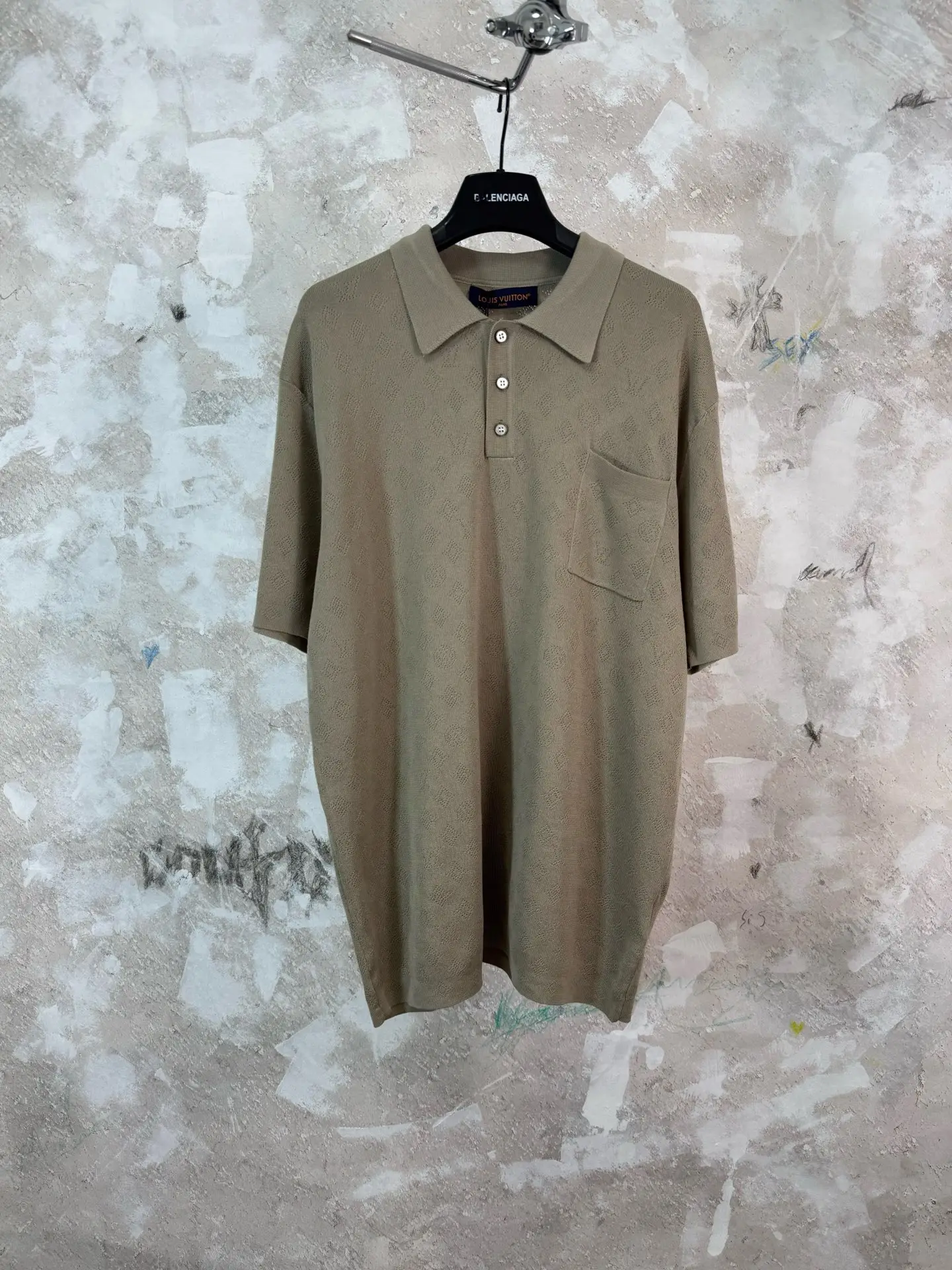 Monogram Open-Knit Mesh Polo Shirt D20519221