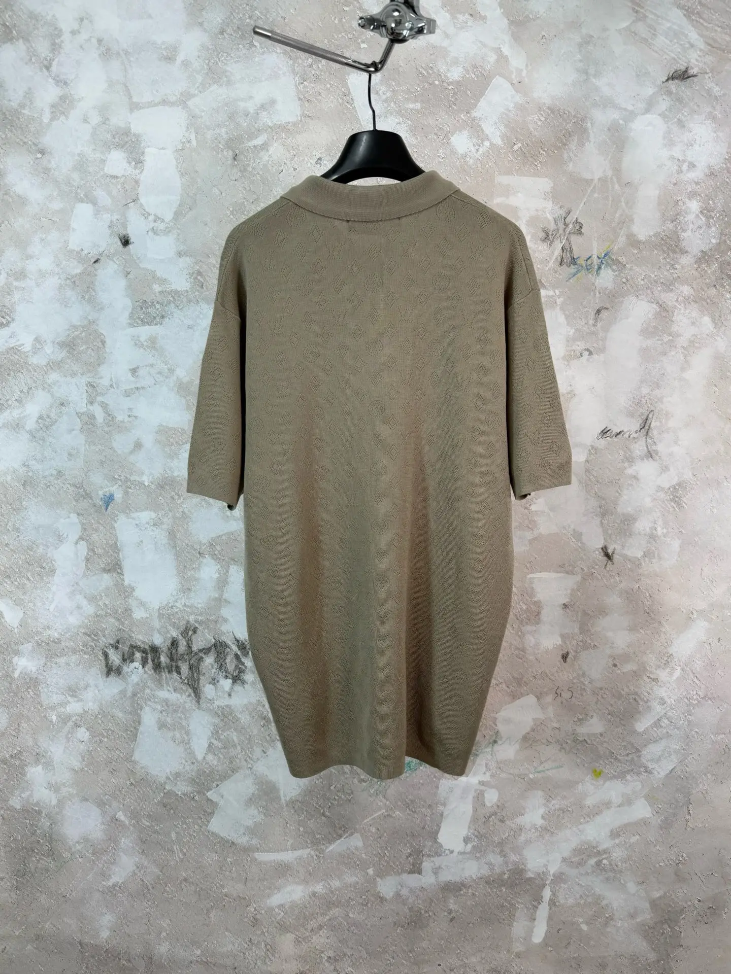 Monogram Open-Knit Mesh Polo Shirt D20519221 — view 2