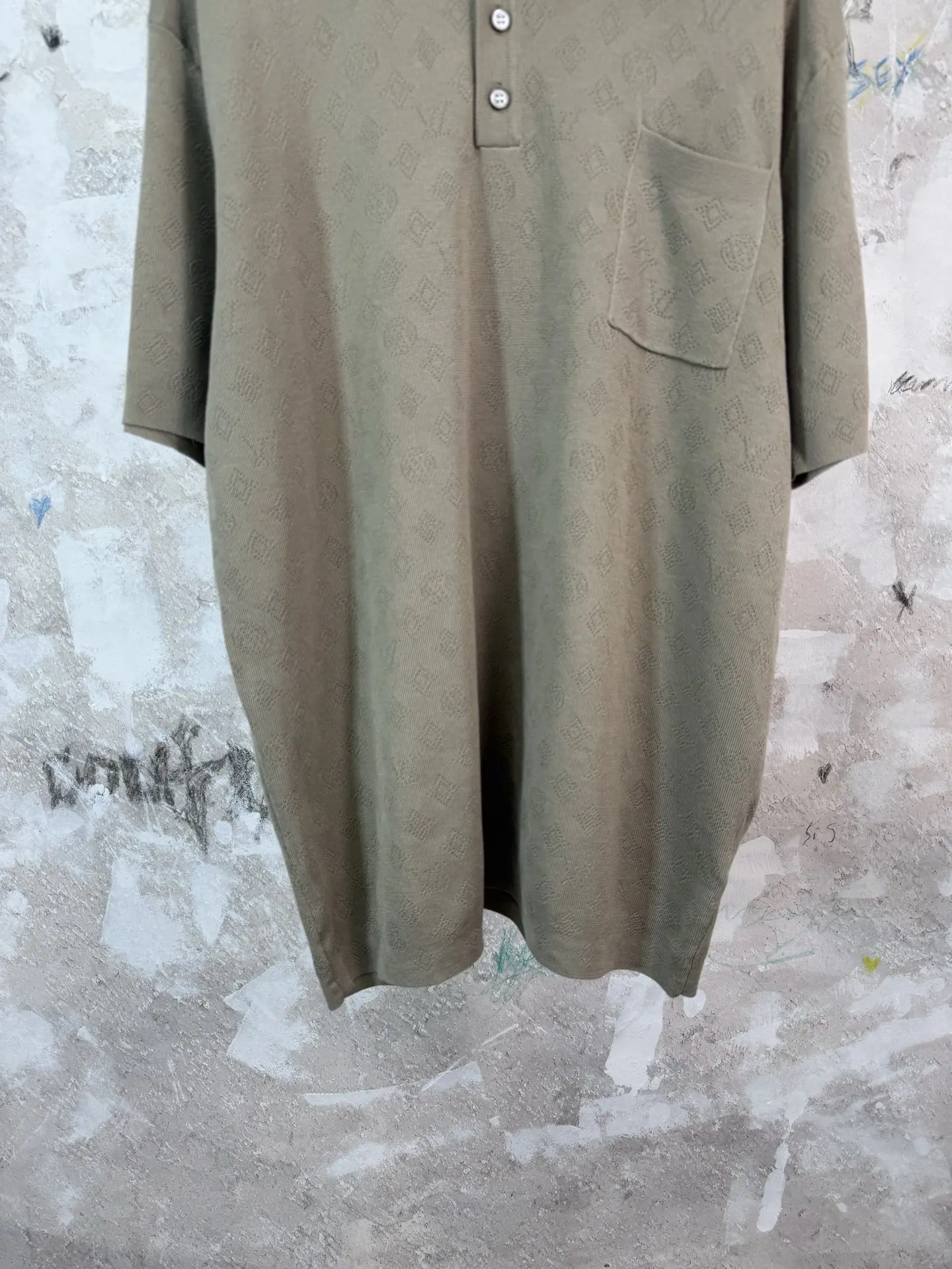 Monogram Open-Knit Mesh Polo Shirt D20519221 — view 4