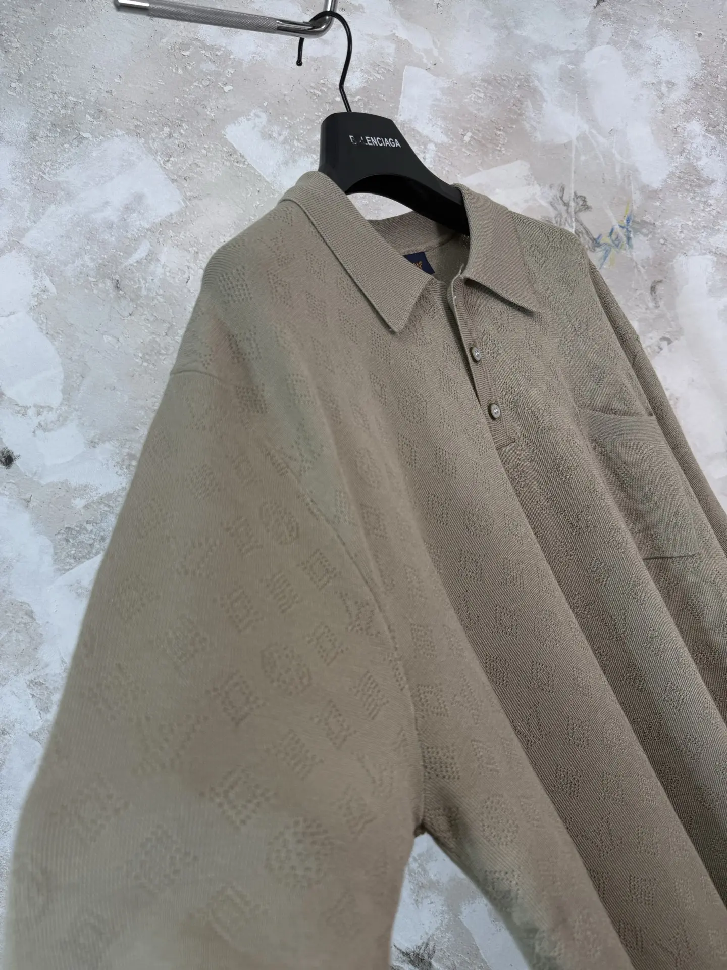 Monogram Open-Knit Mesh Polo Shirt D20519221 — view 10