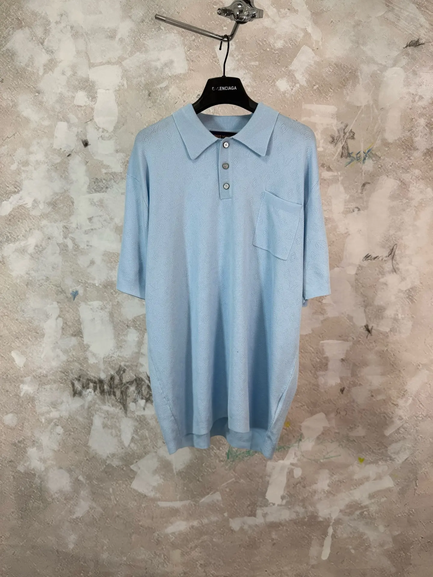 Monogram Open-Knit Polo Shirt D20519220