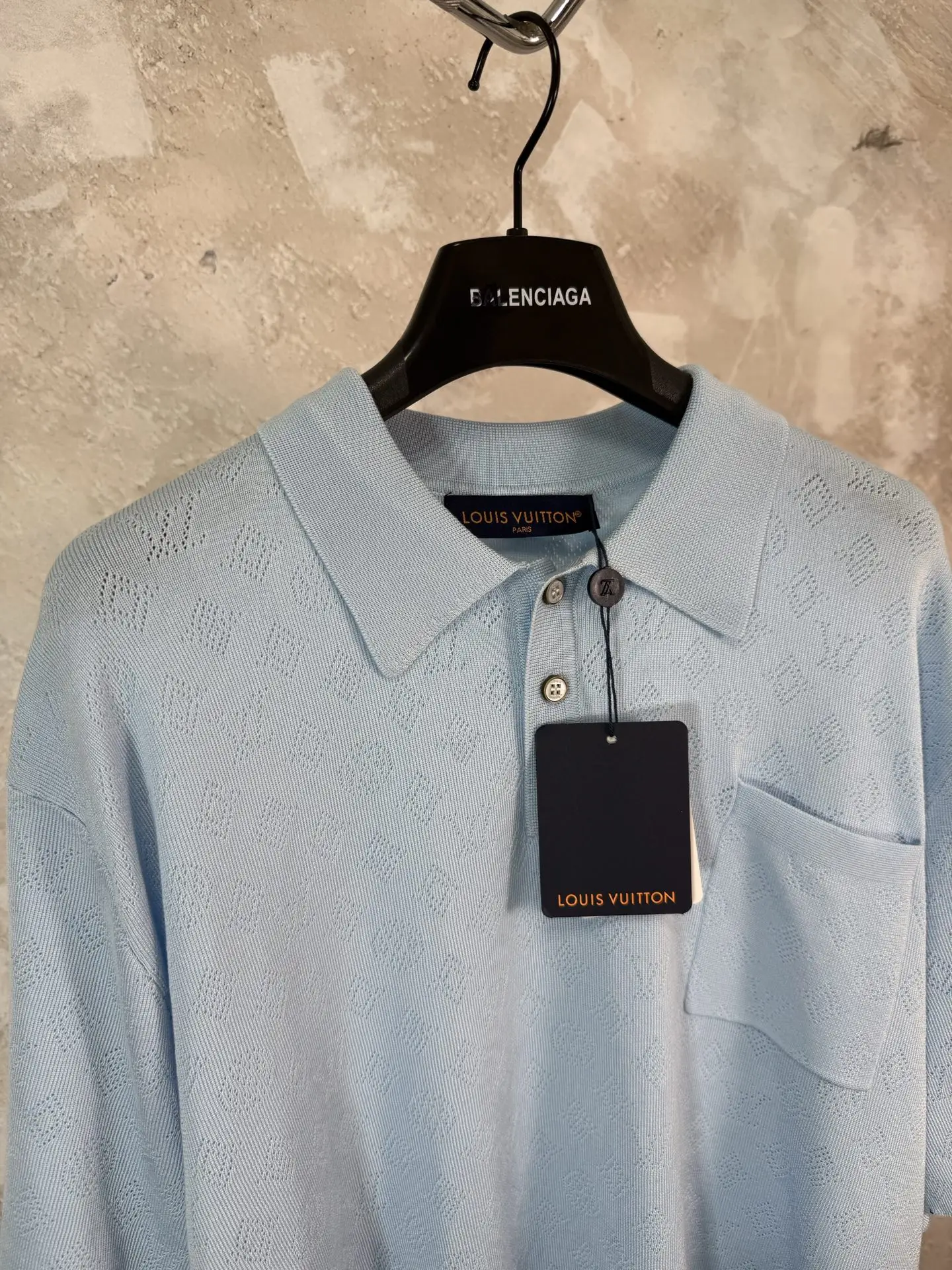 Monogram Open-Knit Polo Shirt D20519220 — view 5