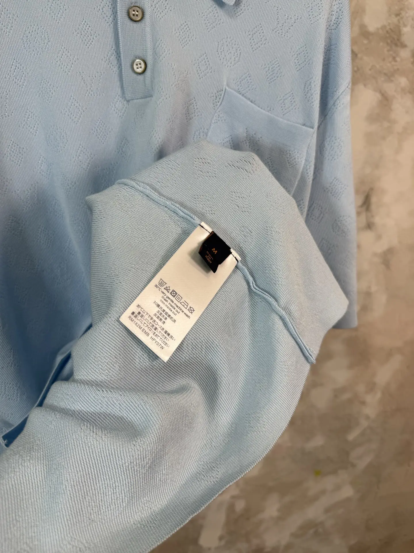 Monogram Open-Knit Polo Shirt D20519220 — view 9