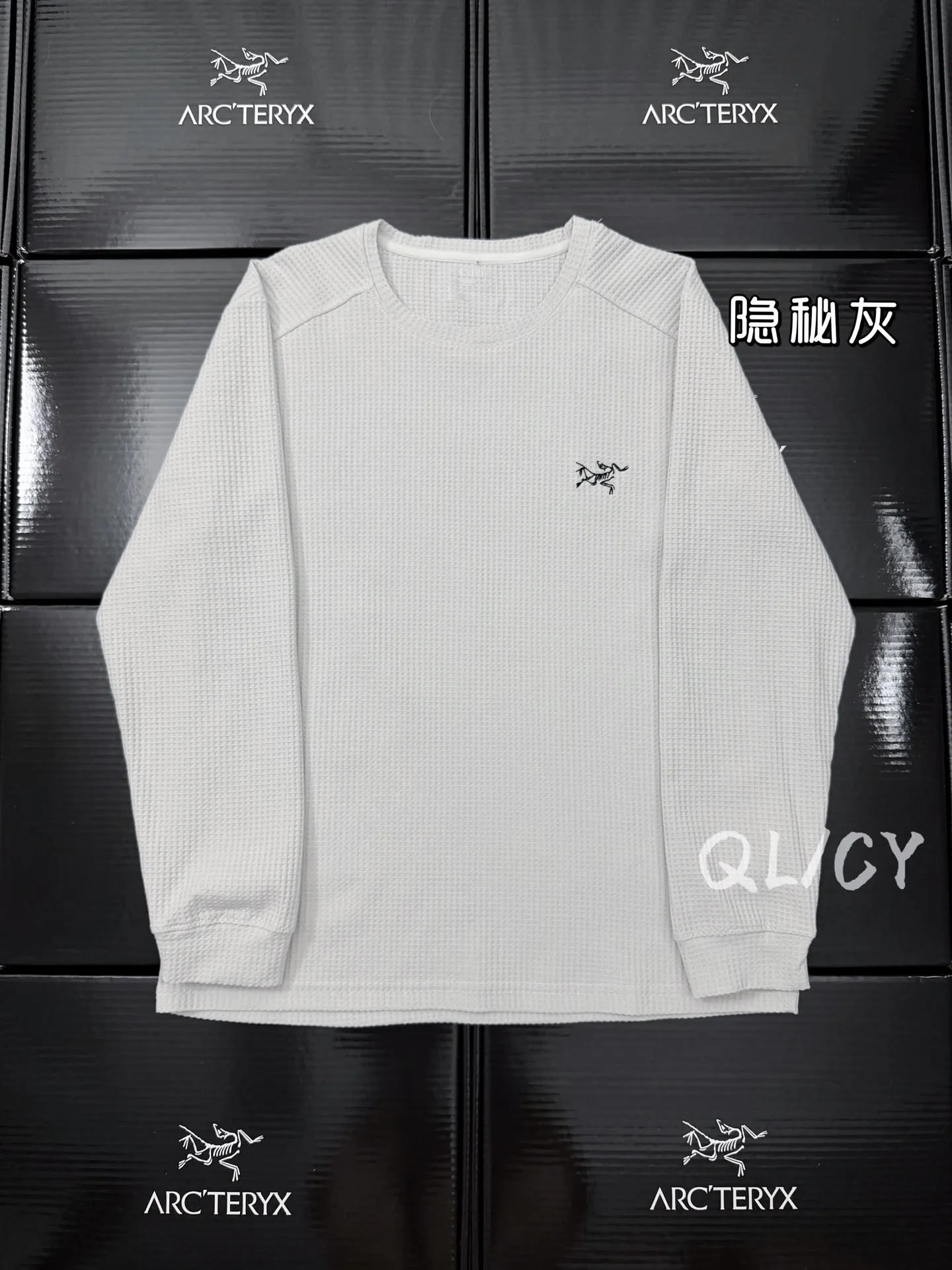 Logo-Embroidered Waffle-Knit Long-Sleeve T-Shirt D21020845