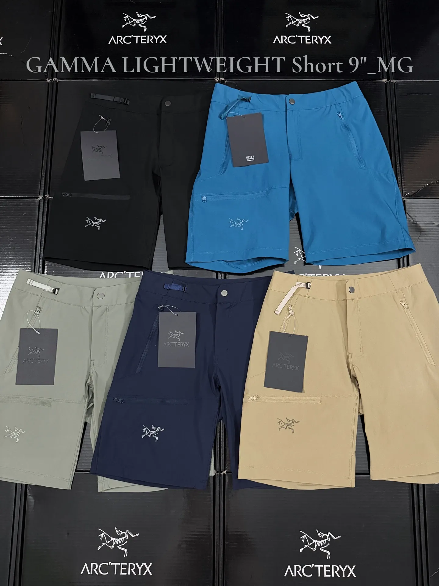 Gamma Lightweight 9" Softshell Shorts D22511498 — view 7
