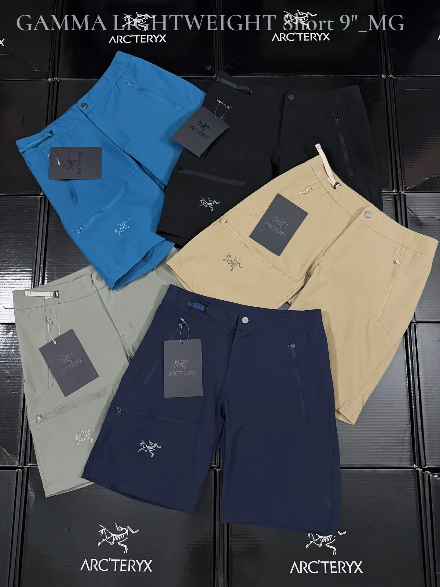 Gamma Lightweight 9" Softshell Shorts D22511498 — view 9