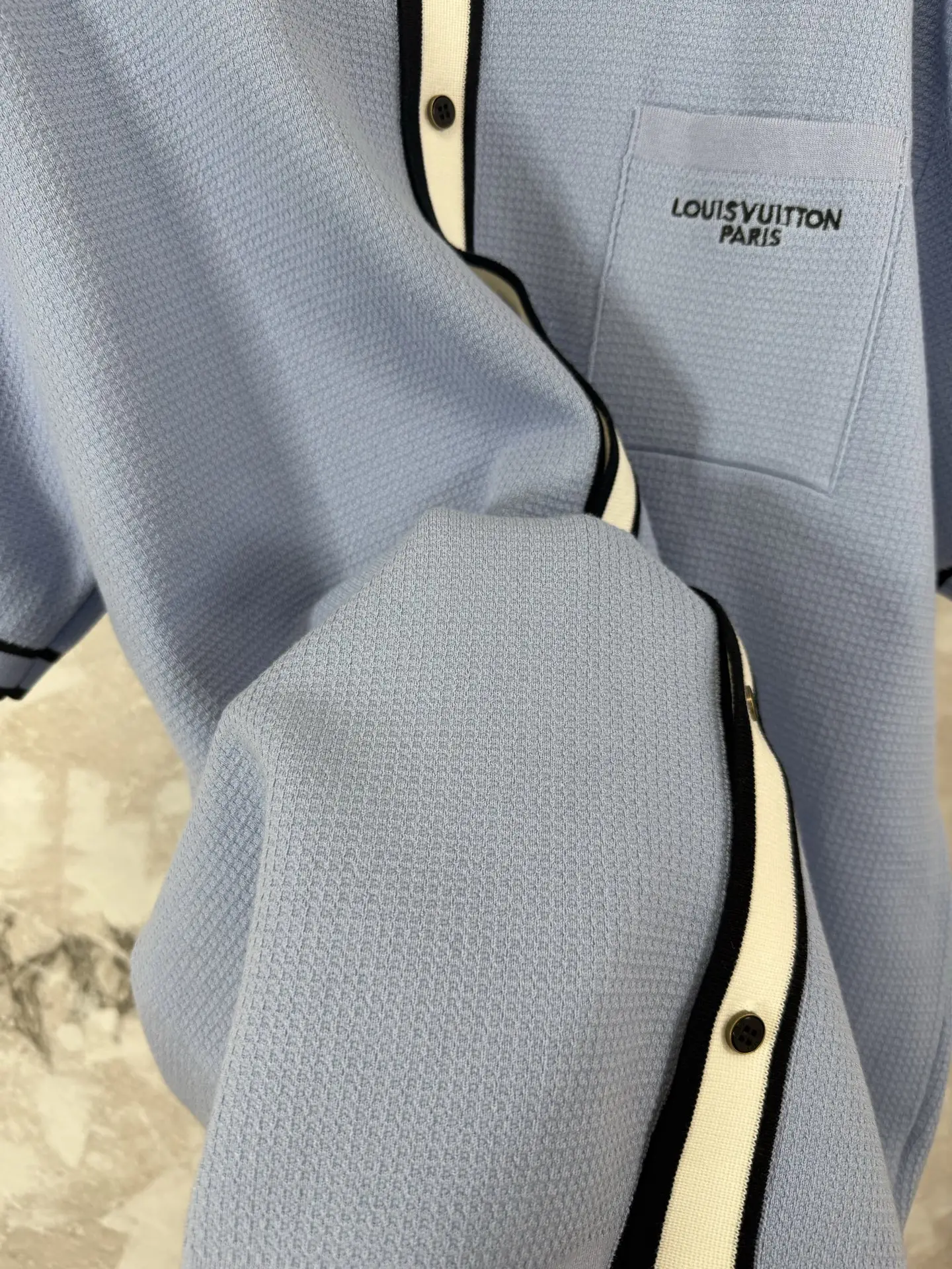 Waffle-Knit Cotton Polo Shirt D22519217 — view 10