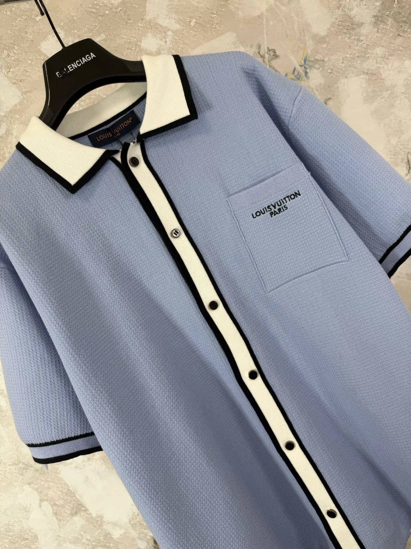 Waffle-Knit Cotton Polo Shirt D22519217 — view 12