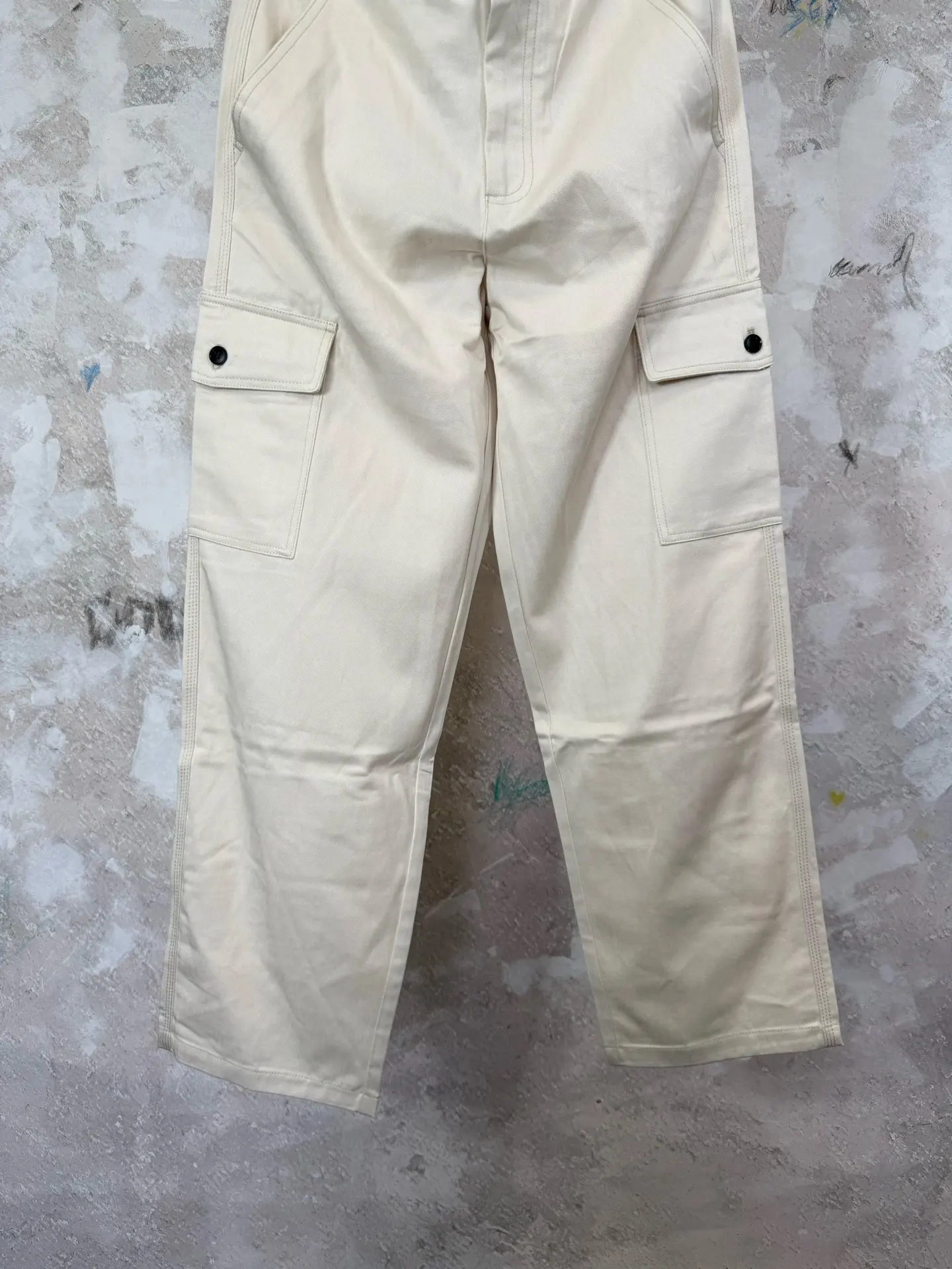 Straight-Leg Cotton and Linen-Blend Cargo Trousers D23519215 — view 5