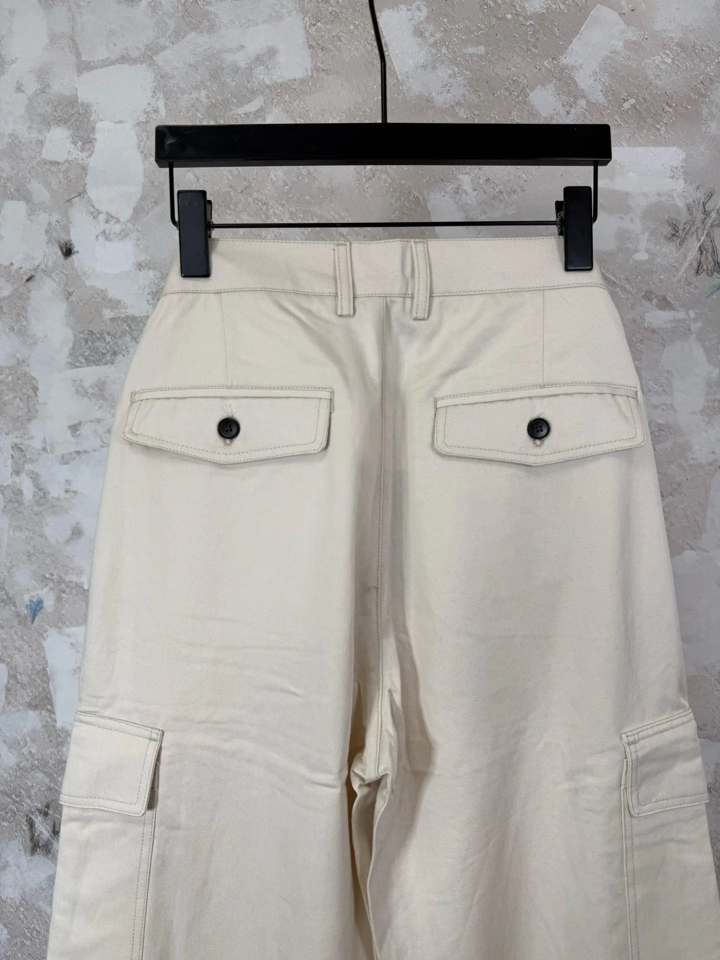 Straight-Leg Cotton and Linen-Blend Cargo Trousers D23519215 — view 6