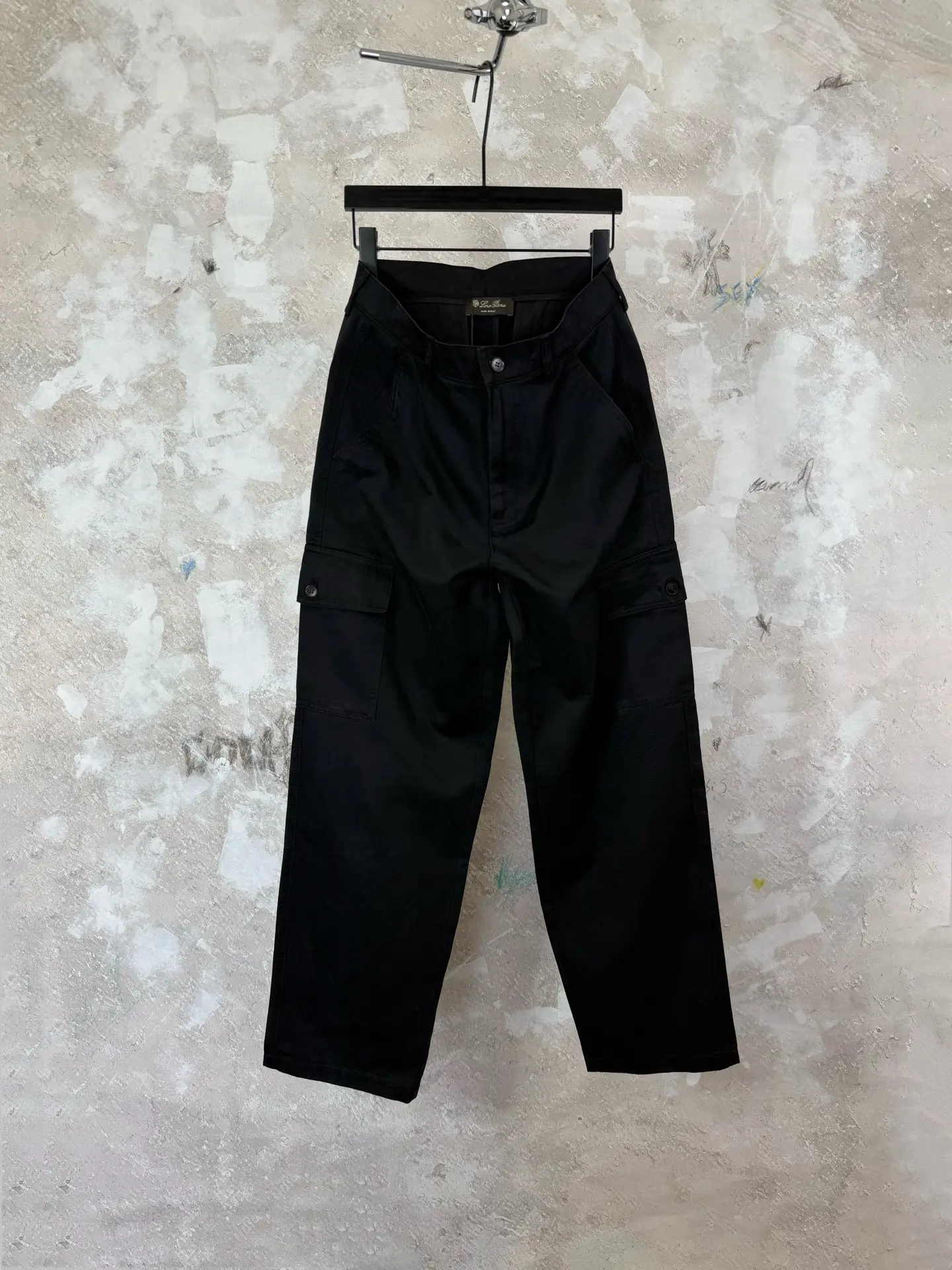 Bizen Cotton-Linen Straight-Leg Cargo Trousers D23519214