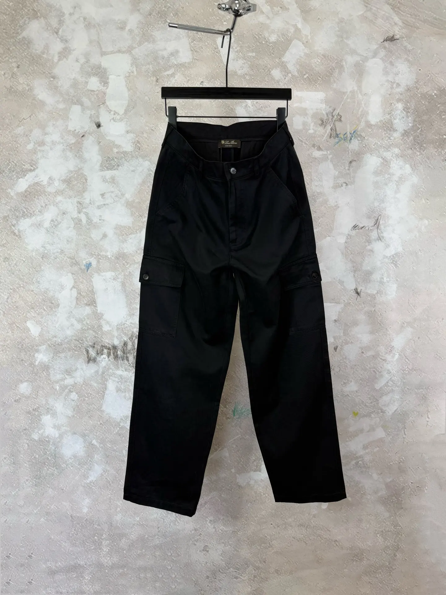 Bizen Cotton-Linen Straight-Leg Cargo Trousers D23519214