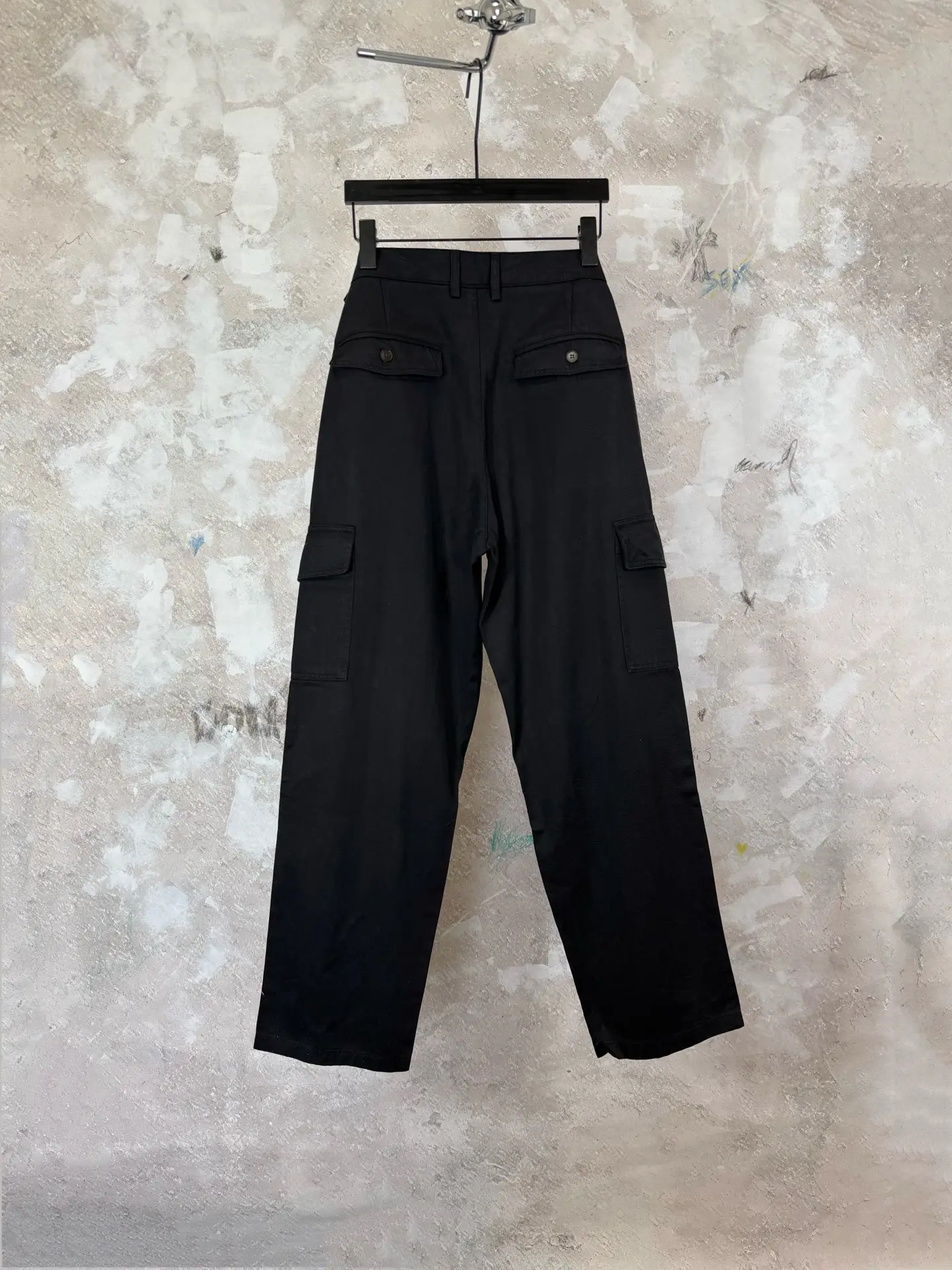 Bizen Cotton-Linen Straight-Leg Cargo Trousers D23519214 — view 2
