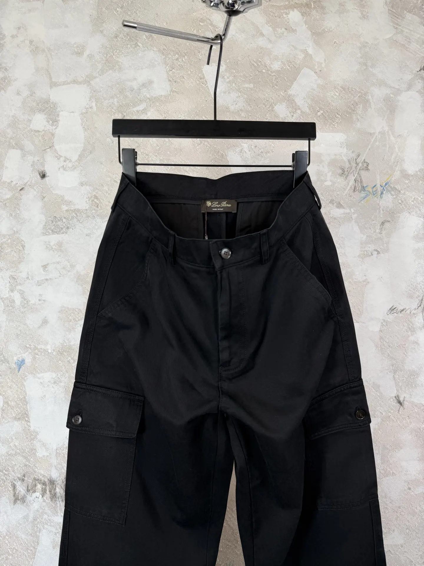 Bizen Cotton-Linen Straight-Leg Cargo Trousers D23519214 — view 4