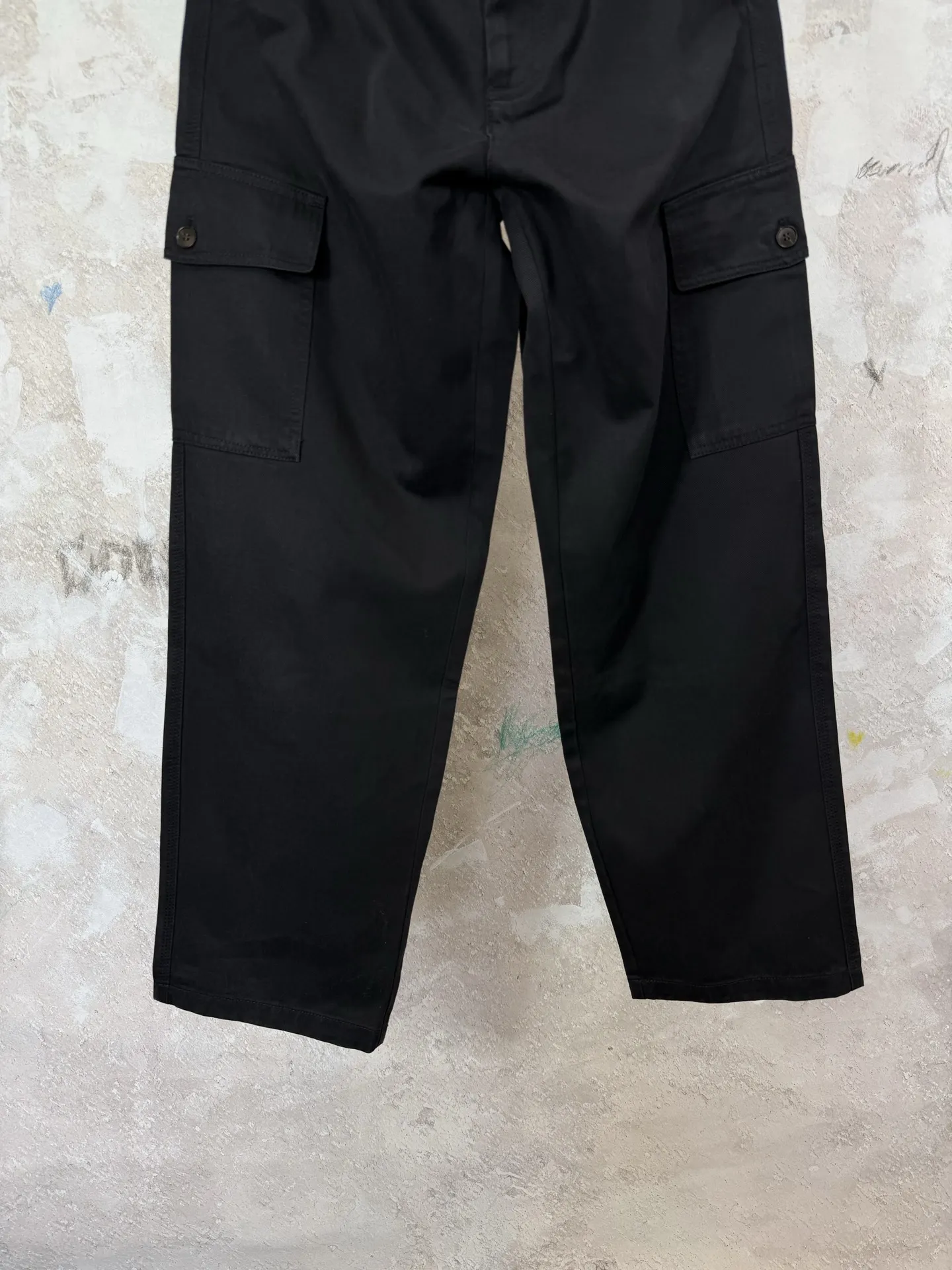 Bizen Cotton-Linen Straight-Leg Cargo Trousers D23519214 — view 5