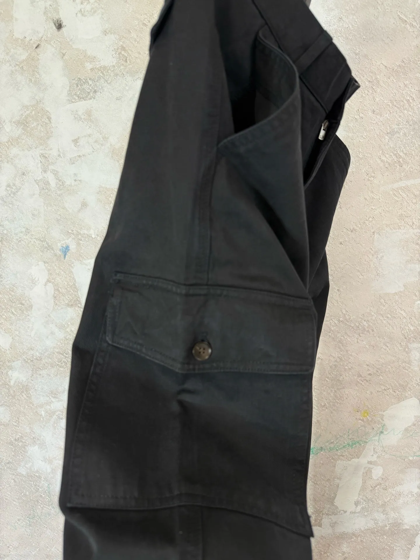 Bizen Cotton-Linen Straight-Leg Cargo Trousers D23519214 — view 6