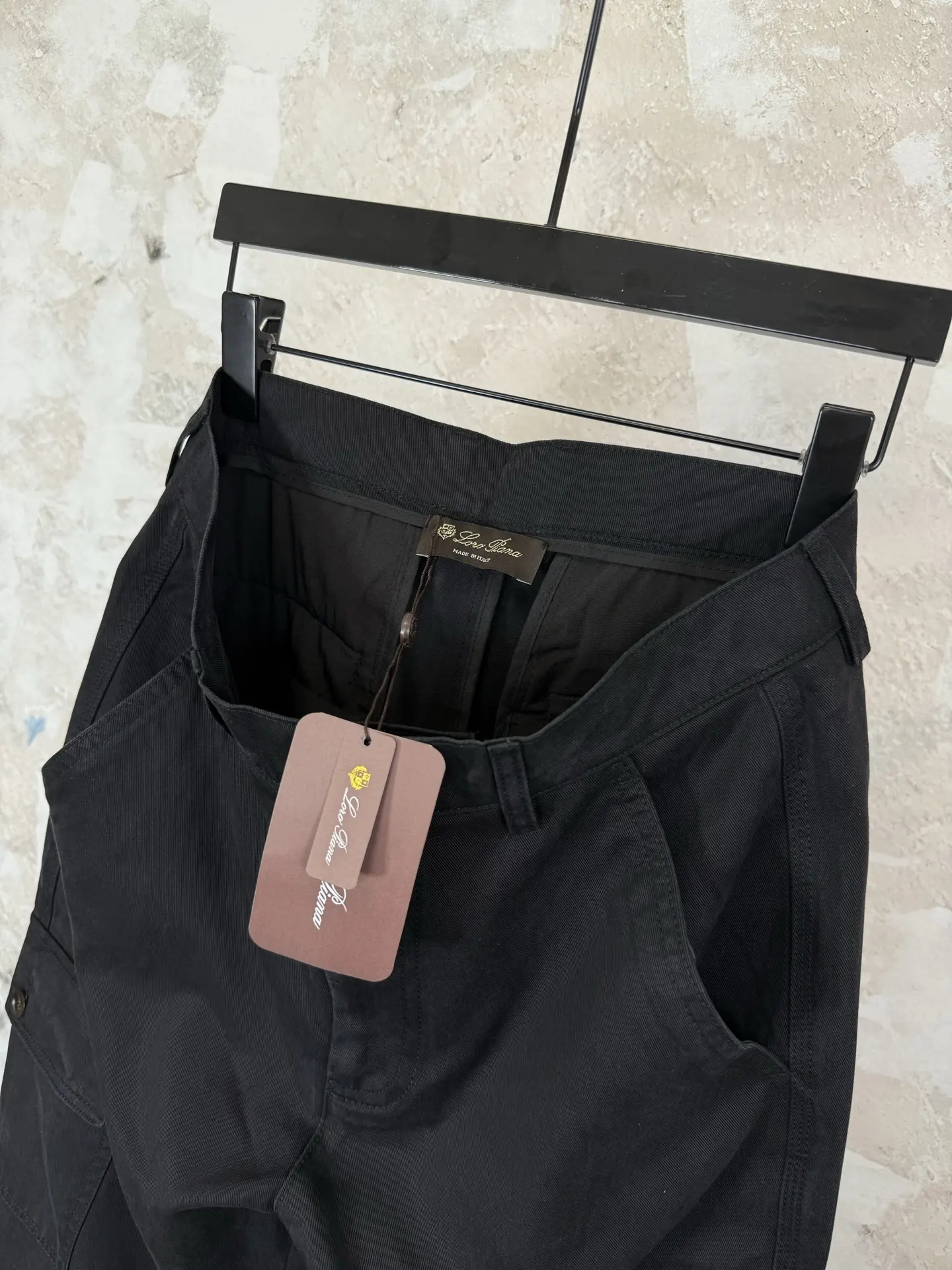 Bizen Cotton-Linen Straight-Leg Cargo Trousers D23519214 — view 7